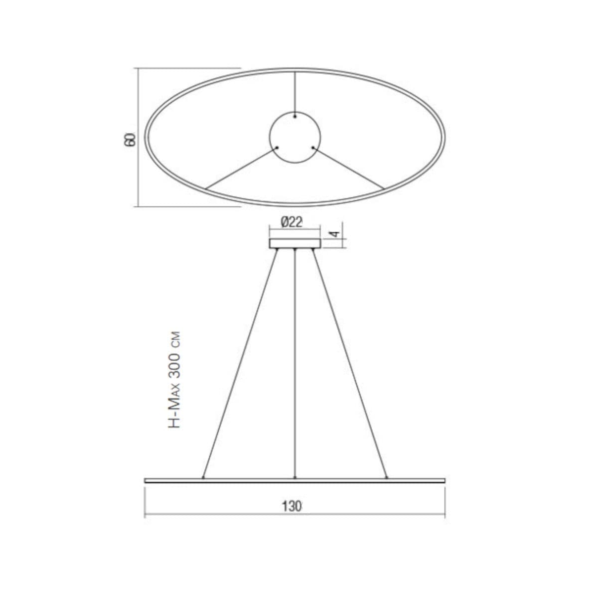 Lampadario classico Redo Group LEO 01 3341 LED CCT bronzo dimmerabile alluminio - 2