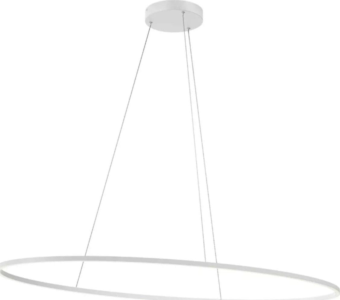 Lampadario moderno Redo Group LEO 01 3340 01 3299 LED CCT bianco nero dimmerabile alluminio - 12