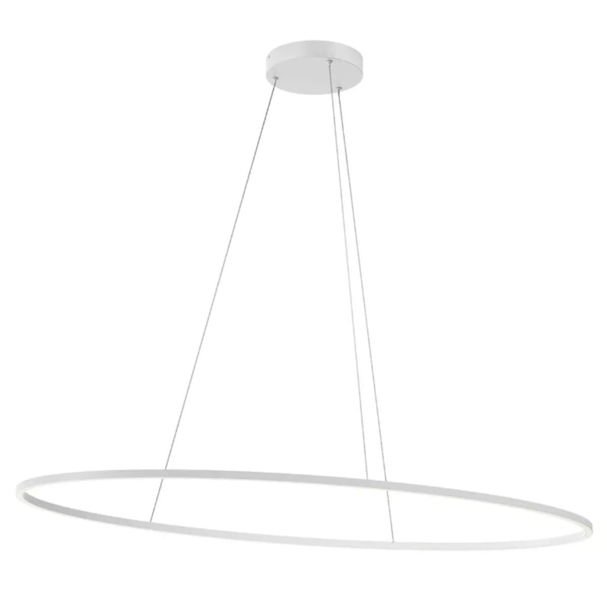Lampadario moderno Redo Group LEO 01 3340 01 3299 LED CCT bianco nero dimmerabile alluminio - 12