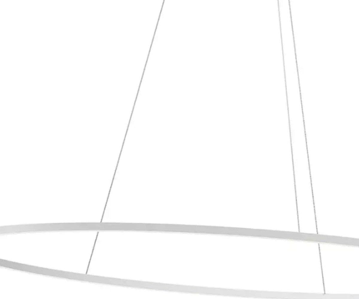 Lampadario moderno Redo Group LEO 01 3340 01 3299 LED CCT bianco nero dimmerabile alluminio - 3