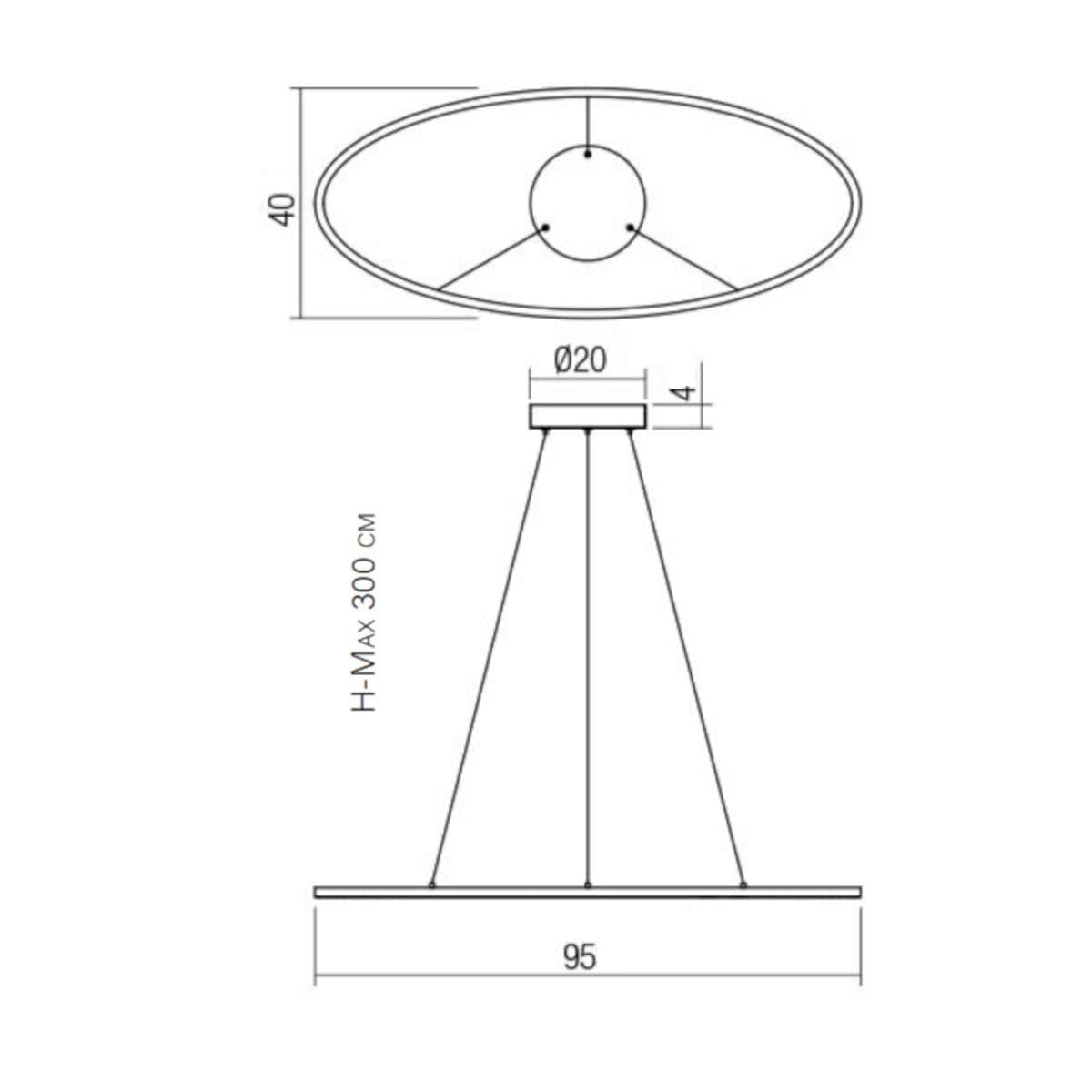 Lampadario classico Redo Group LEO 01 3338 LED CCT bronzo dimmerabile alluminio - 4