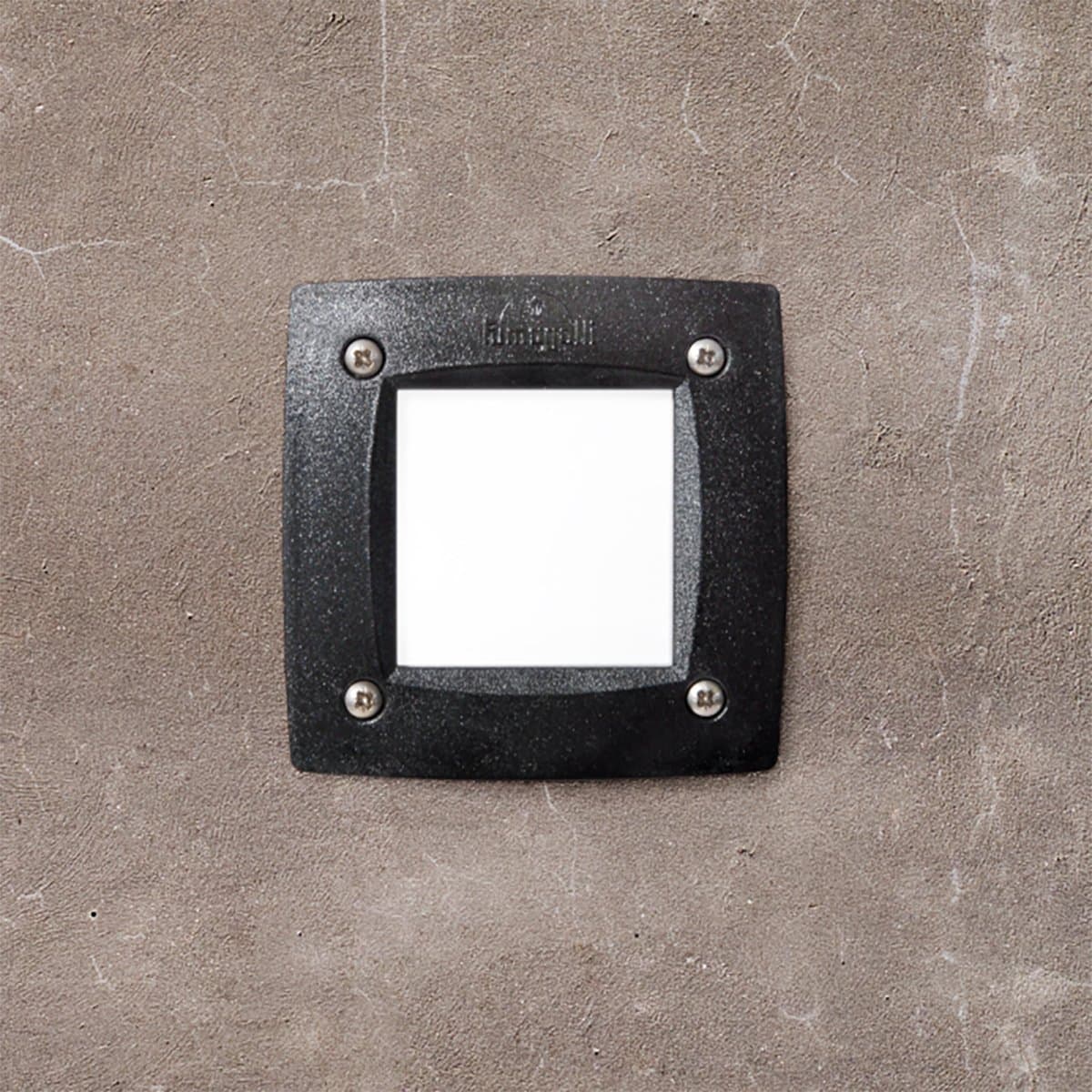 Faretto incasso quadrato Top Light PARMA IN QD10 NE GX53 LED CCT IP66 230V nero resina - 2