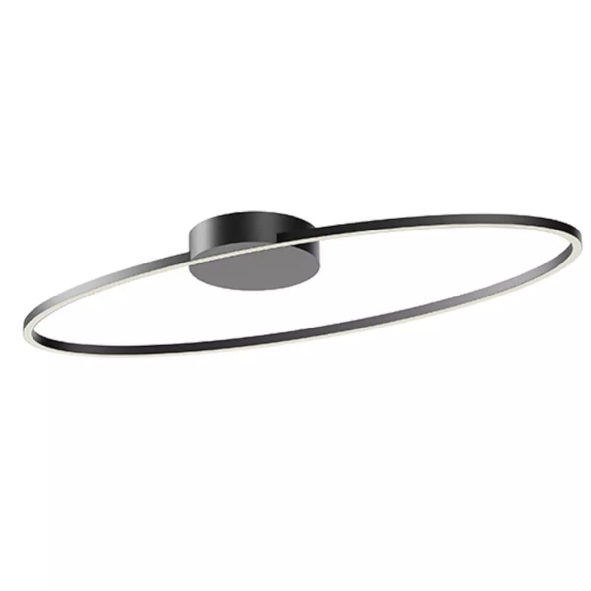 Plafoniera moderna Redo Group LEO 01 3335 01 3298 LED CCT nero bianco dimmerabile alluminio - 8