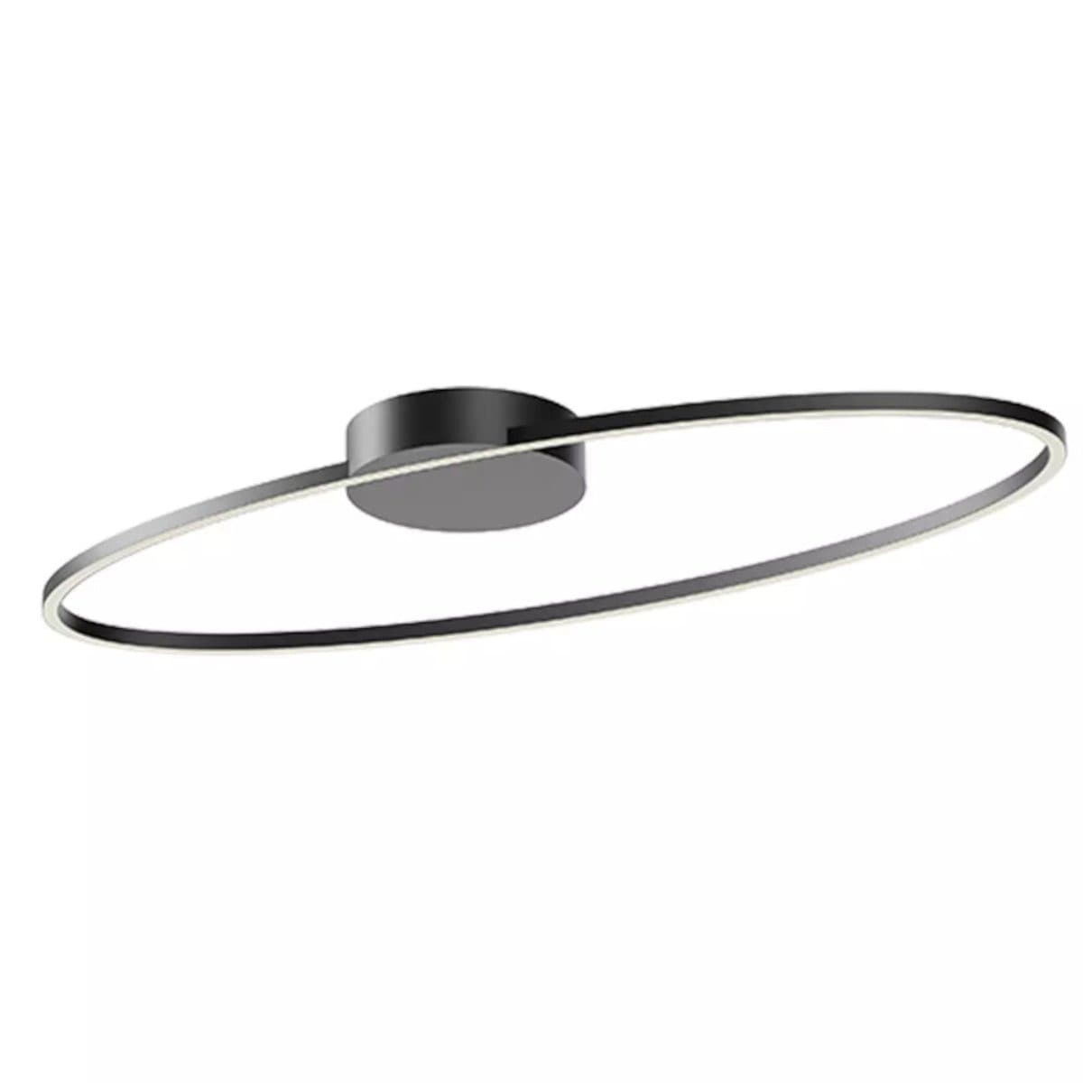 Plafoniera moderna Redo Group LEO 01 3335 01 3298 LED CCT nero bianco dimmerabile alluminio - 2