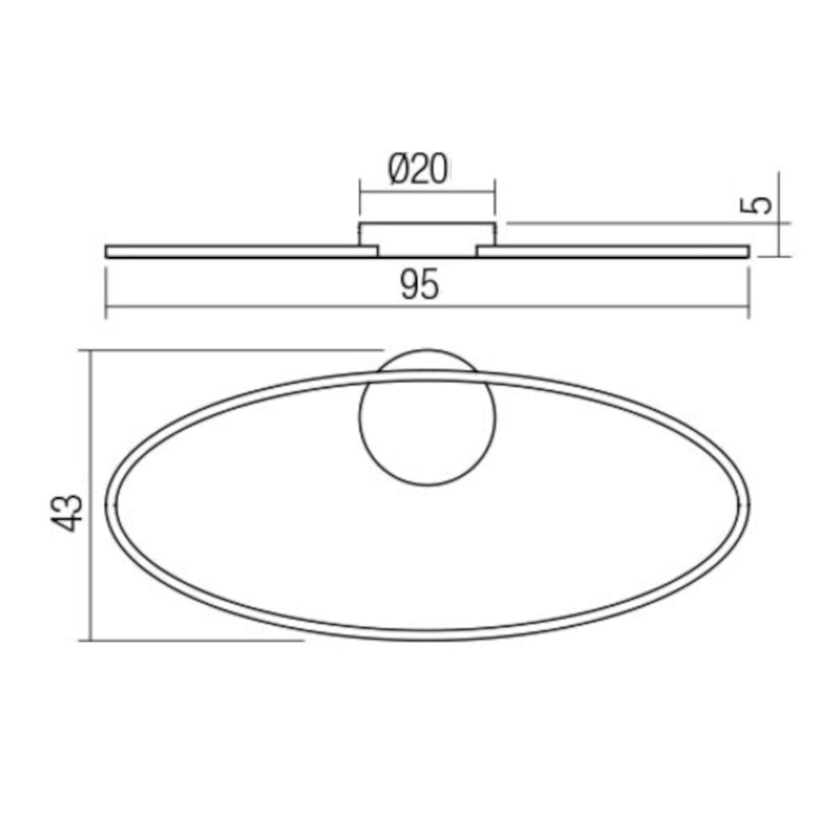 Plafoniera moderna Redo Group LEO 01 3335 01 3298 LED CCT nero bianco dimmerabile alluminio - 3