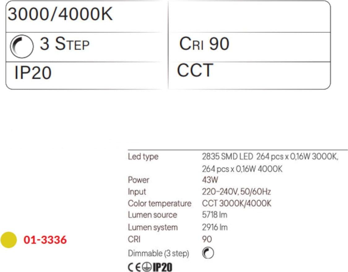 Plafoniera classica Redo Group LEO 01 3336 LED CCT bronzo dimmerabile alluminio - 4
