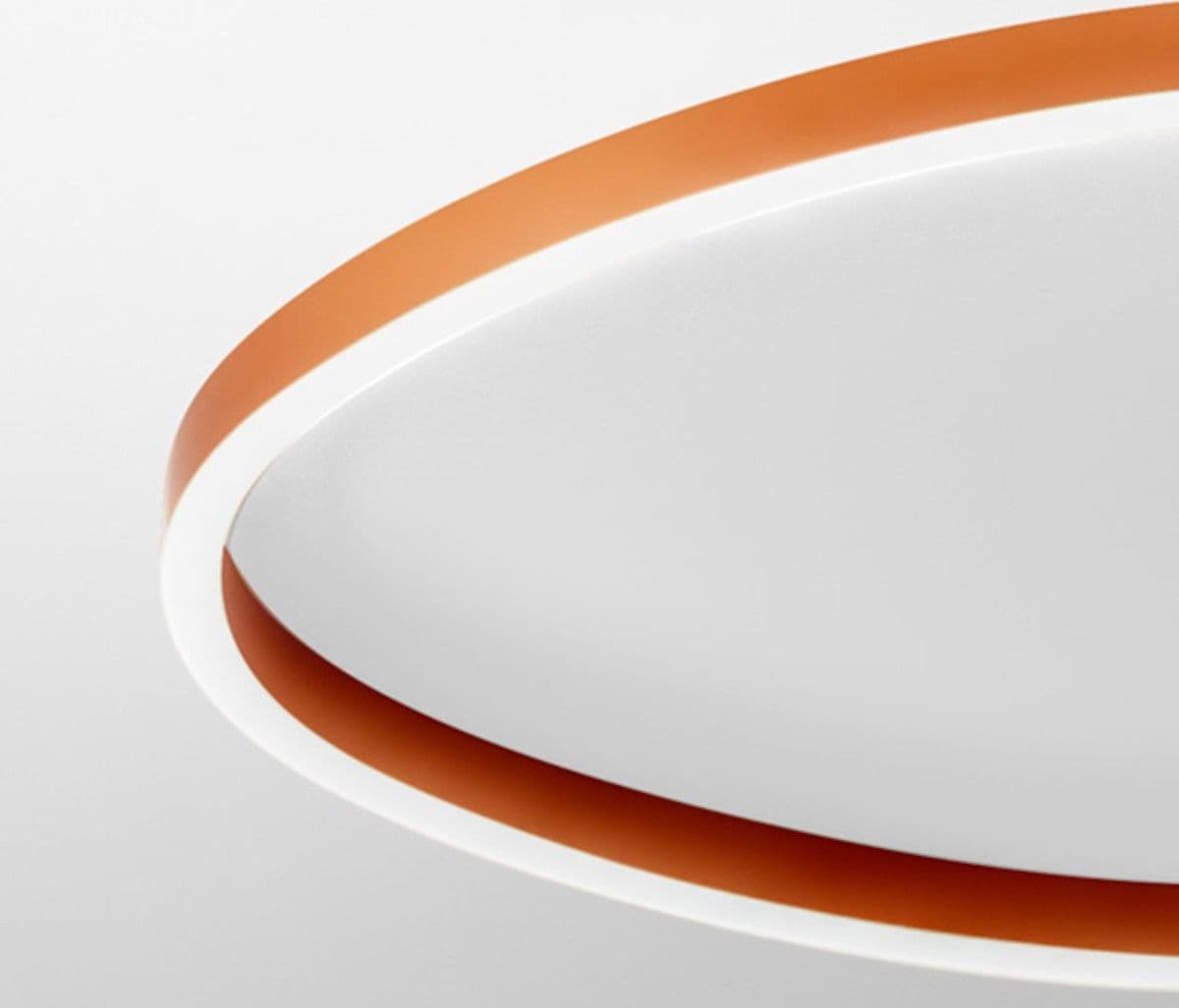 Plafoniera moderna Gea Luce ECARIS PM FECPA2 LED arancio alluminio silicone - 2
