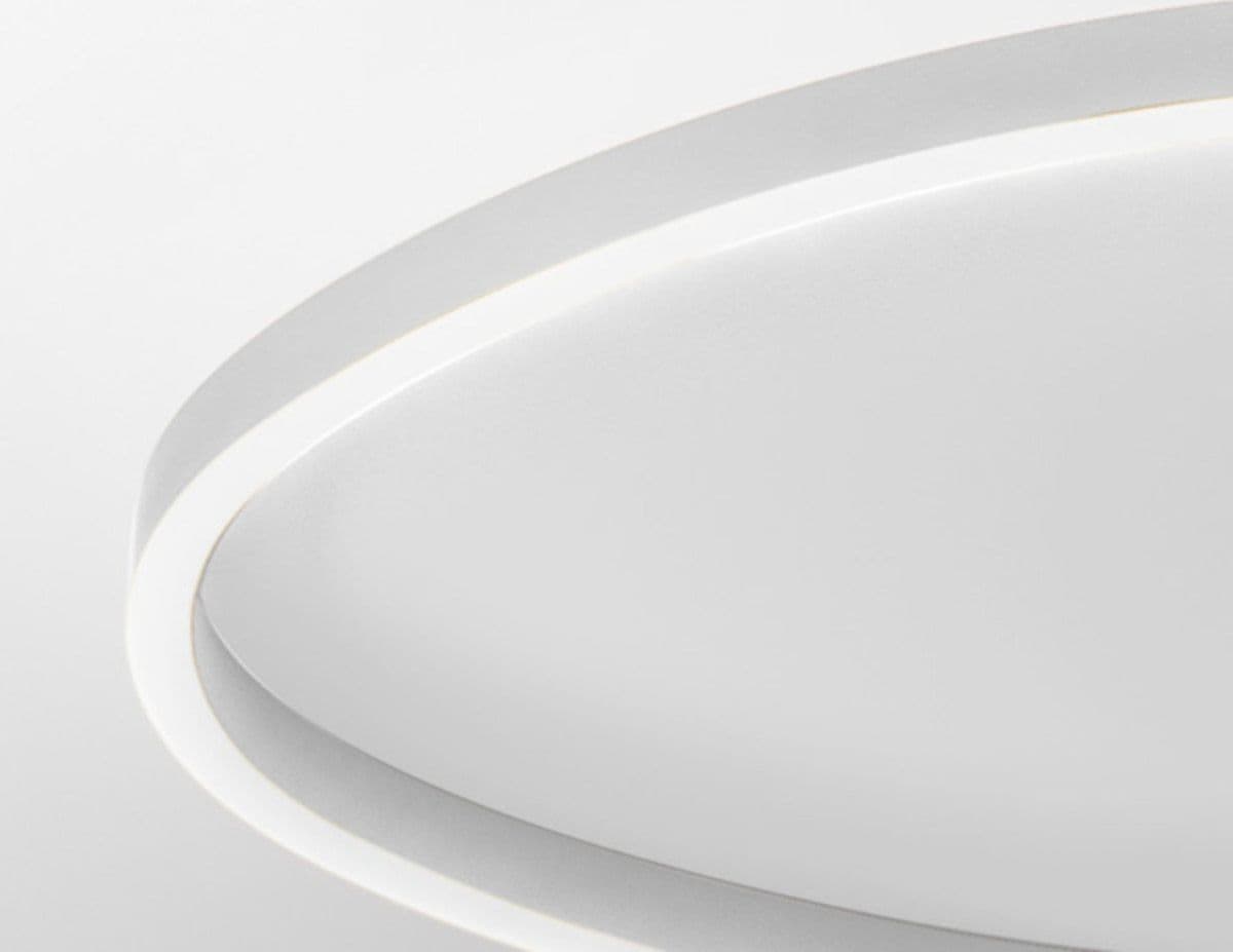 Plafoniera moderna Gea Luce ECARIS PM FECPB2 LED bianco alluminio silicone - 2