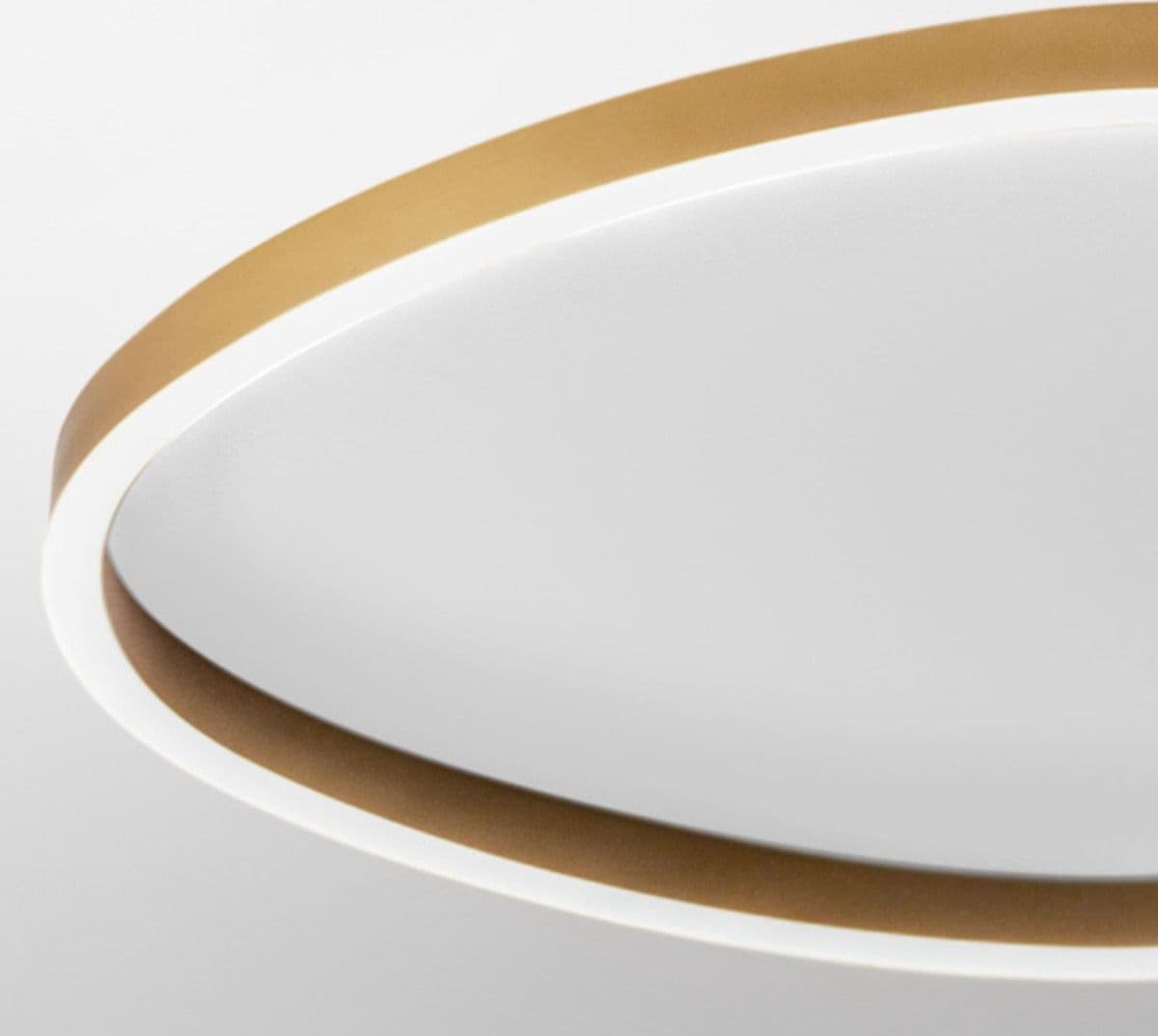 Plafoniera classica Gea Luce ECARIS PM FECPO2 LED oro alluminio silicone - 2