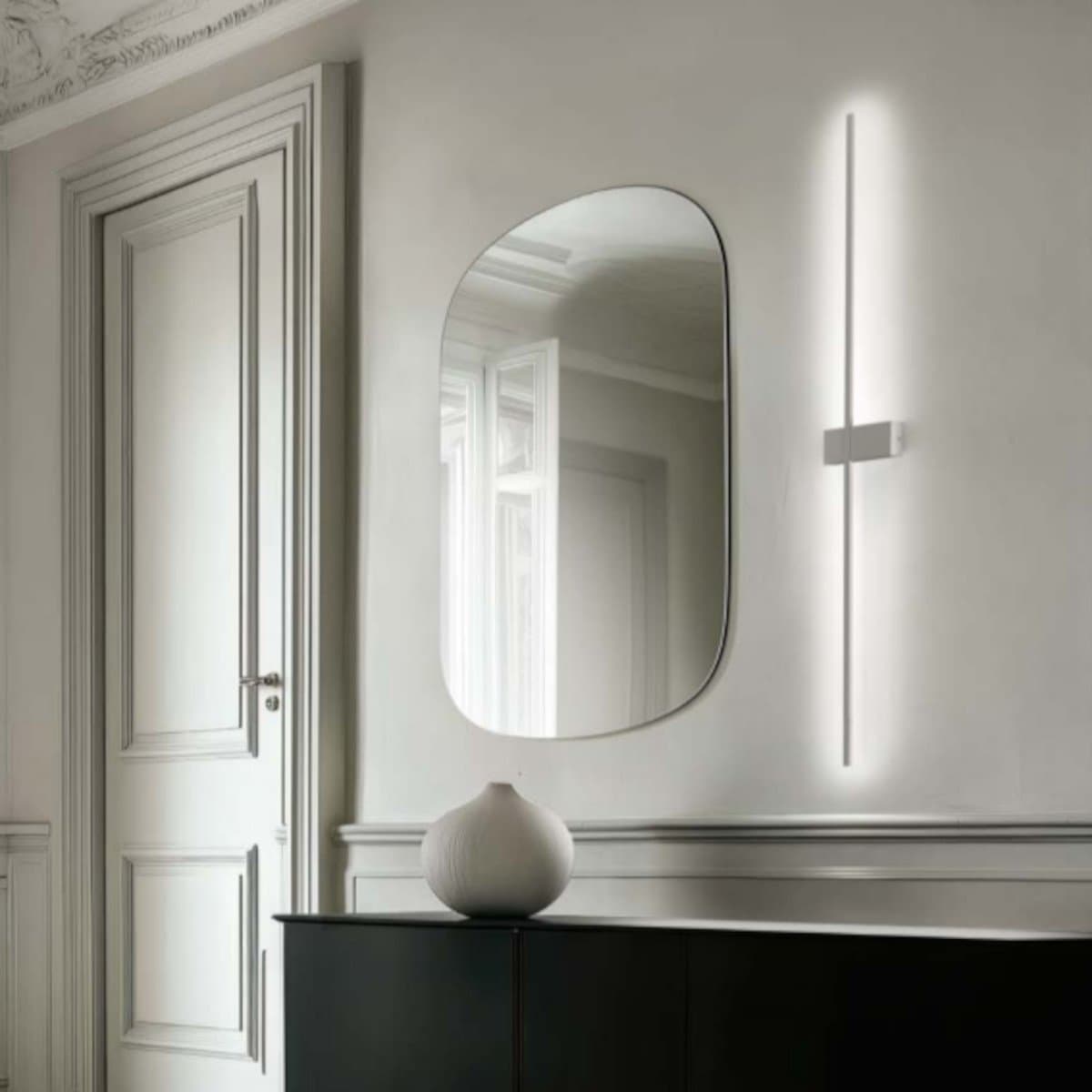 Applique moderno Gea Luce CYNARA AP FCYAB1 LED bianco alluminio silicone - 2