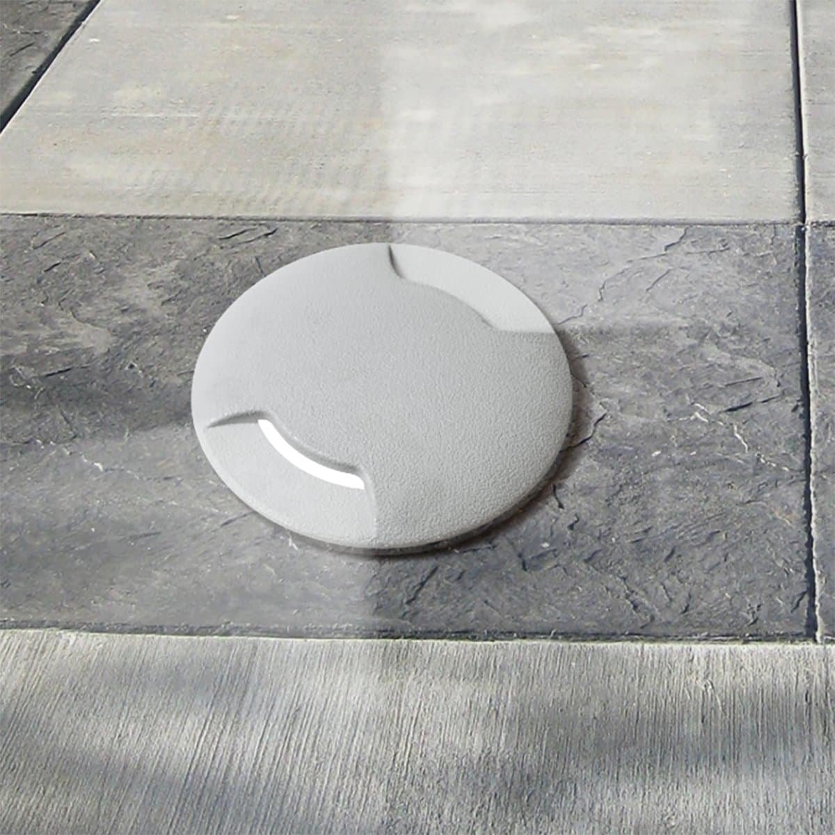 Faretto incasso tondo calpestabile biemissione Top Light CAPRI SMALL CA TB9 GR GU10 LED CCT IP67 230V grigio resina - 2