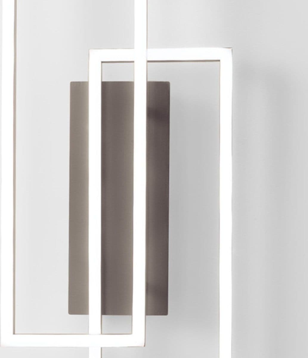 Applique moderno Gea Luce DYANA A FDYAT1 LED titanio alluminio silicone - 3