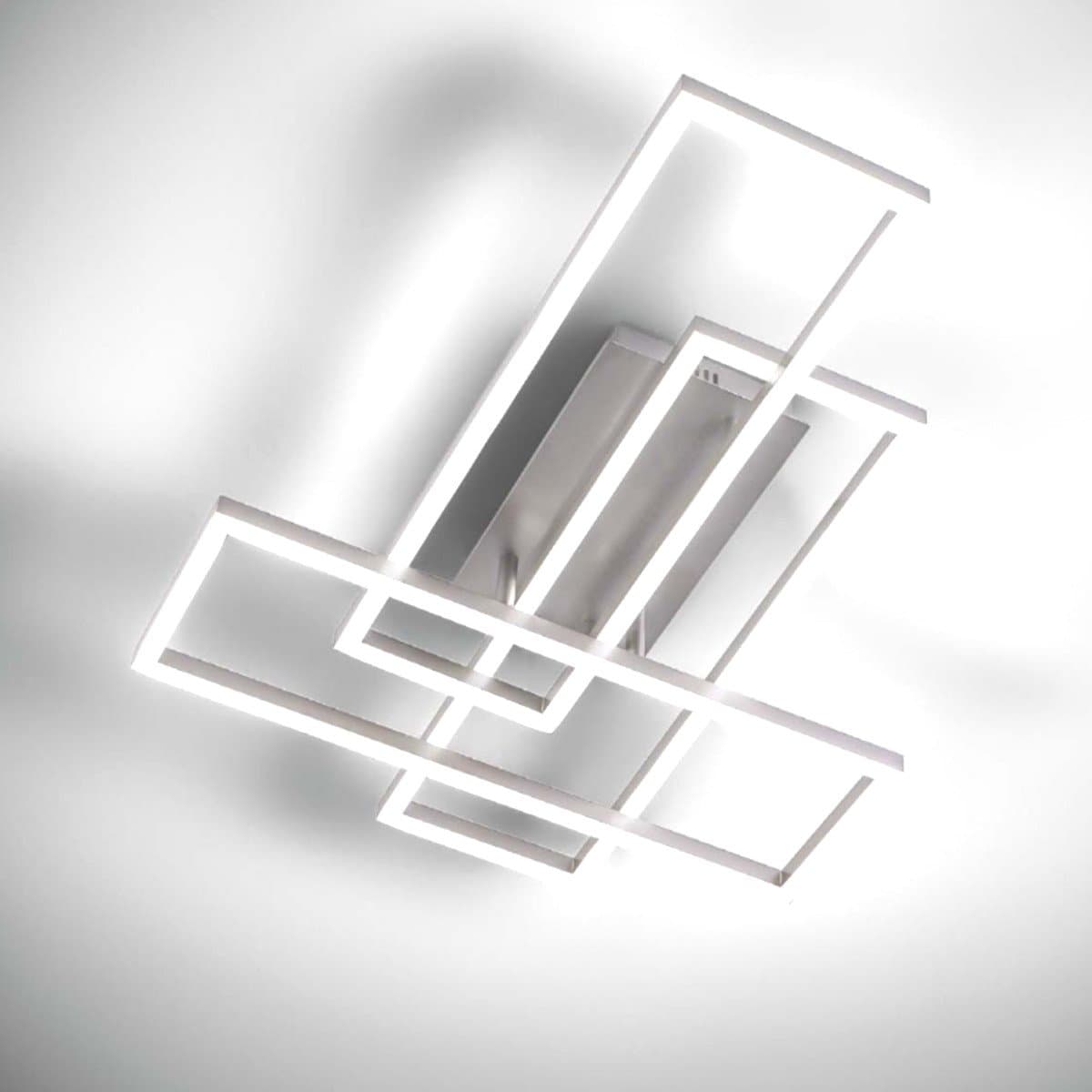 Plafoniera moderna Gea Luce DYANA P FDYPB1 LED bianco alluminio silicone - 2