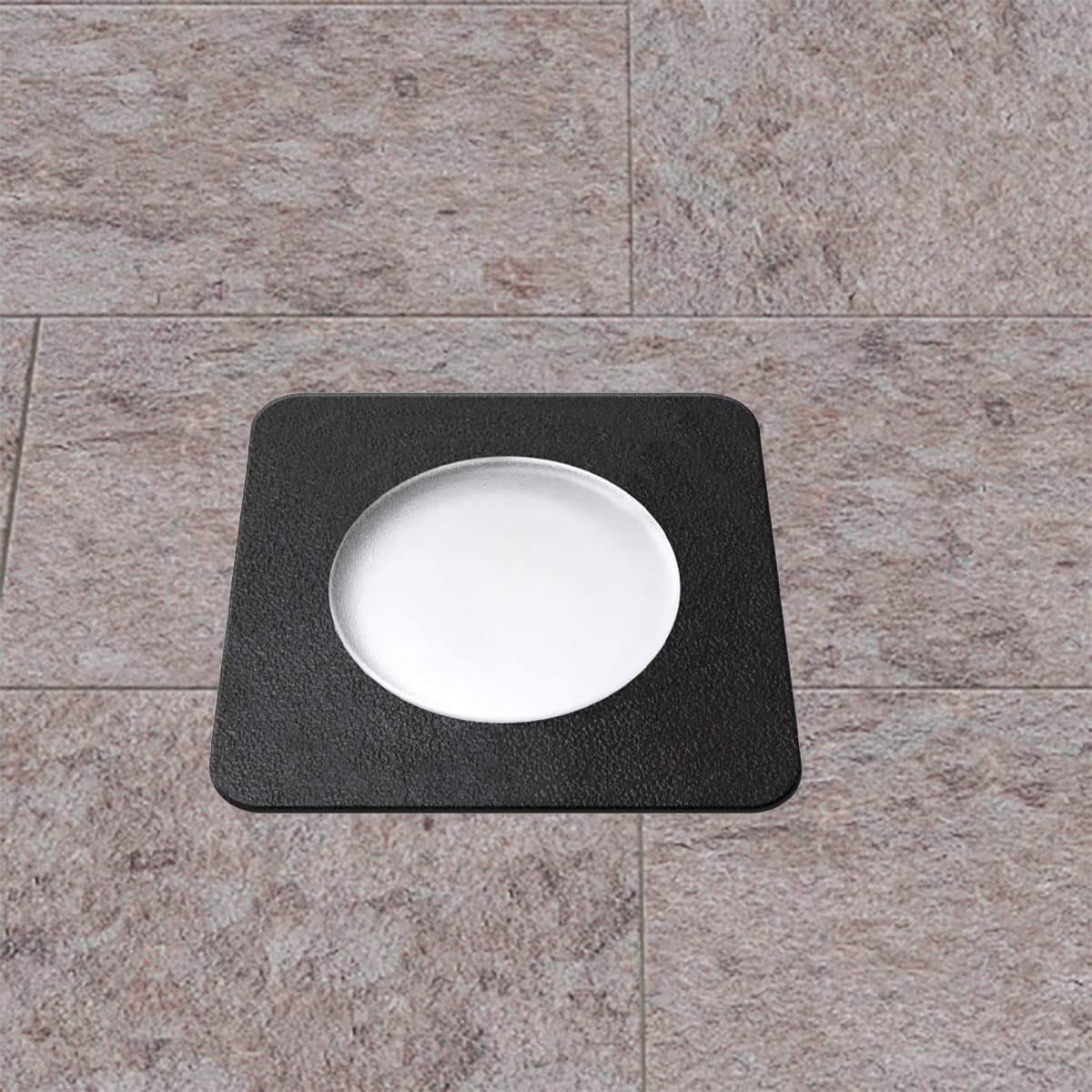 Faretto incasso quadrato calpestabile Top Light CAPRI BIG CA QD16 NE GX53 LED CCT IP67 230V nero resina - 2