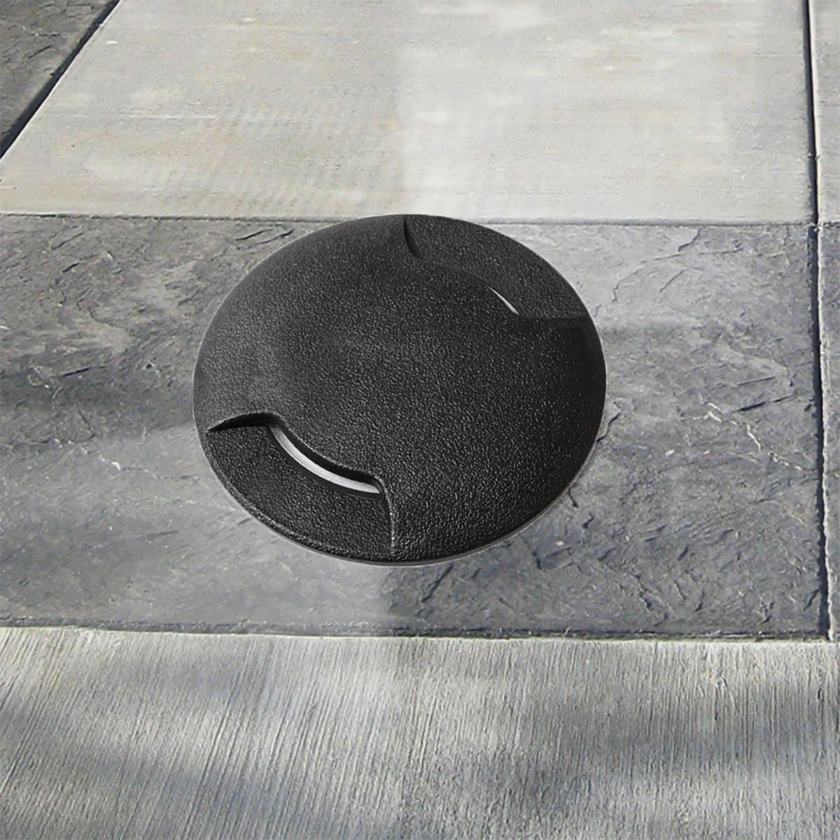 Faretto incasso tondo calpestabile biemissione Top Light CAPRI CA TB16 NE GX53 LED CCT IP67 230V grigio resina - 2