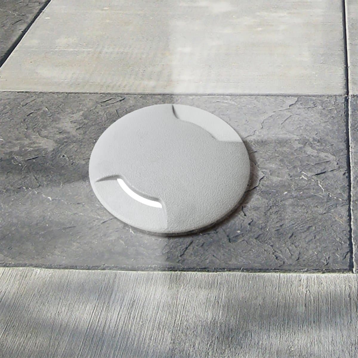 Faretto incasso tondo calpestabile biemissione Top Light CAPRI CA TB16 GR GX53 LED CCT IP67 230V grigio resina - 2