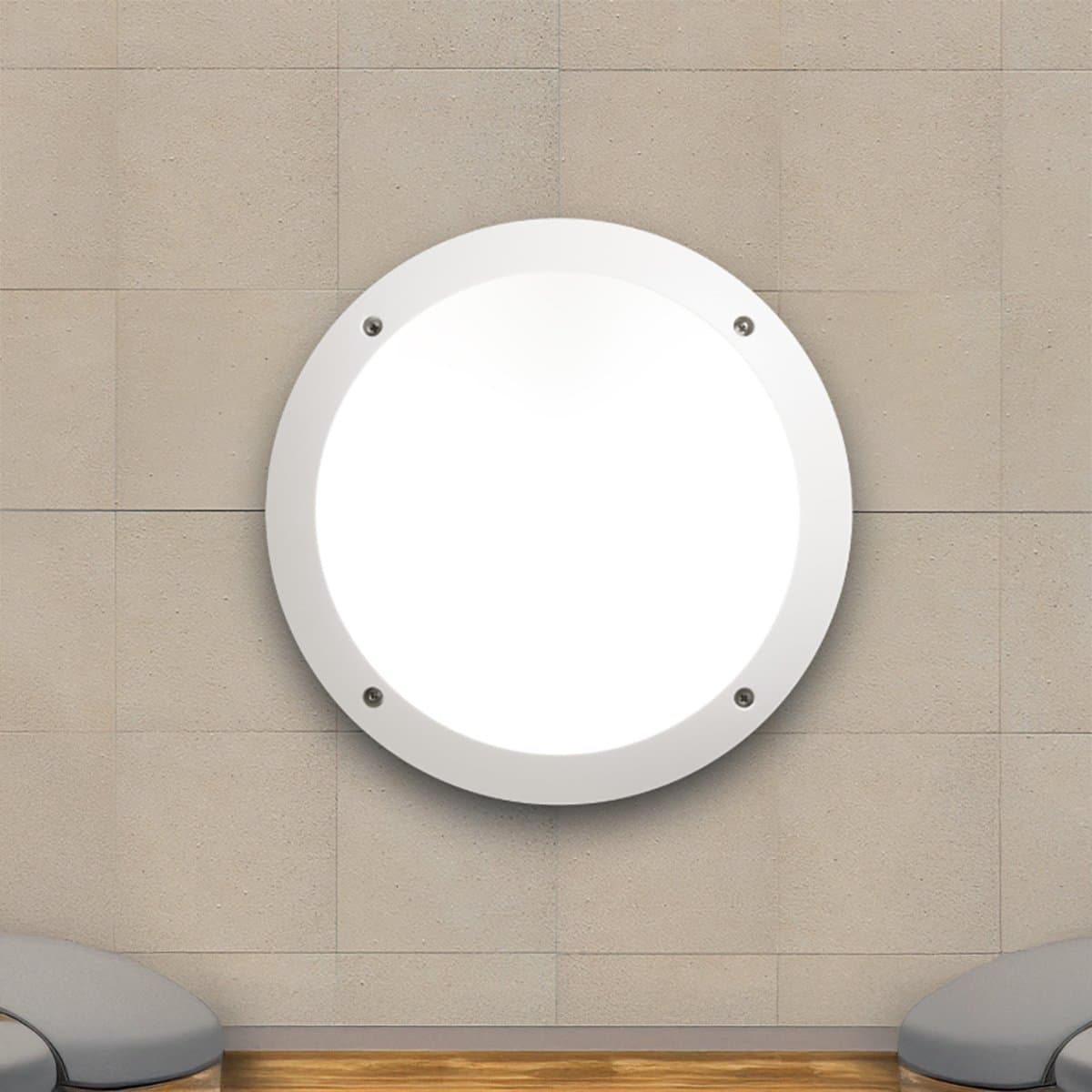 Applique esterno Top Light TROPEA 30 BI E27 LED resina - 2