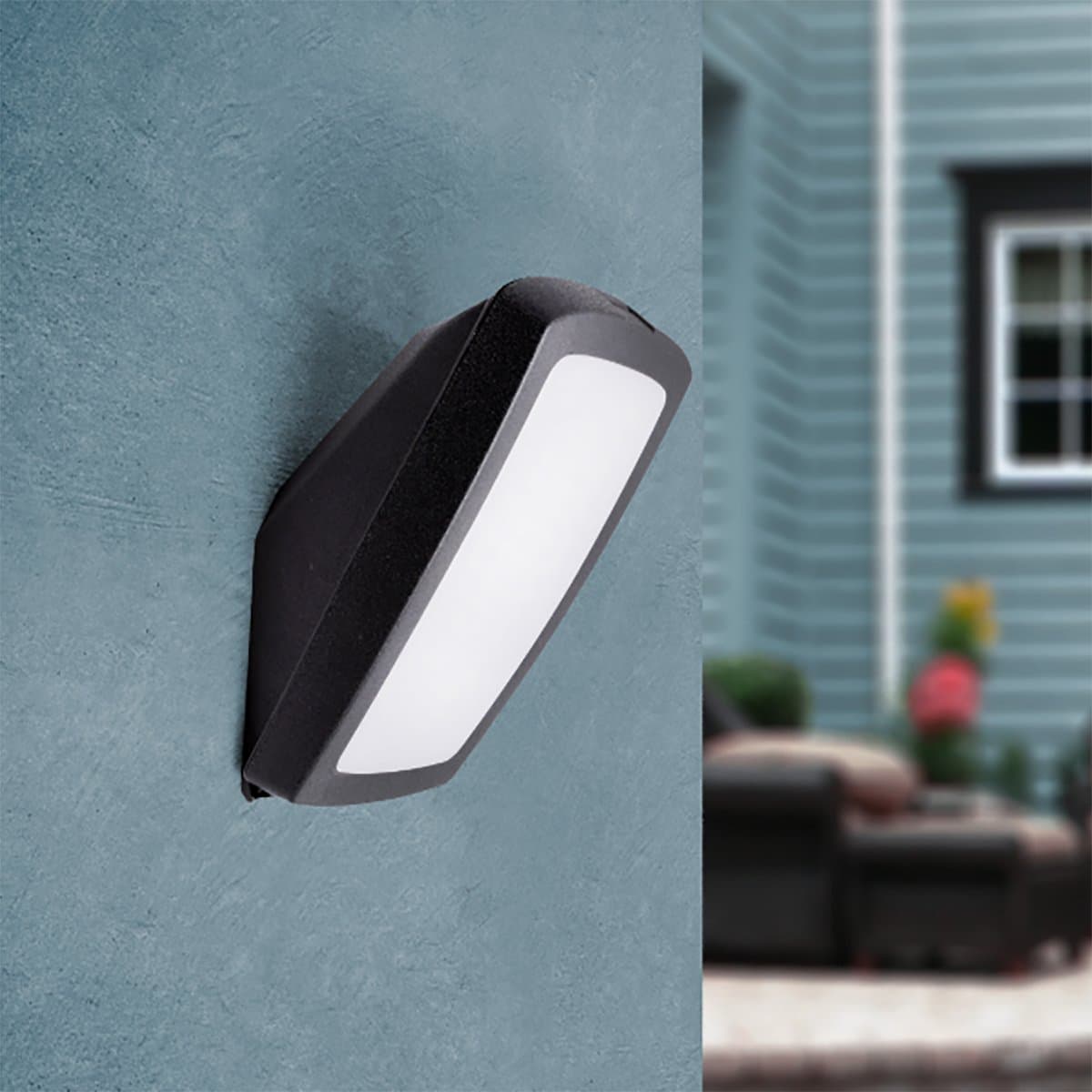 Applique esterno Top Light TRENTO AP NE E27 LED resina - 2