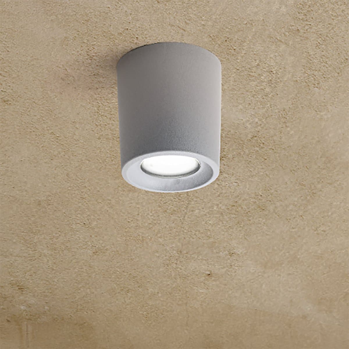 Plafoniera esterno resina Top Light PISA PLP GR GU10 CCT LED IP55 - 2