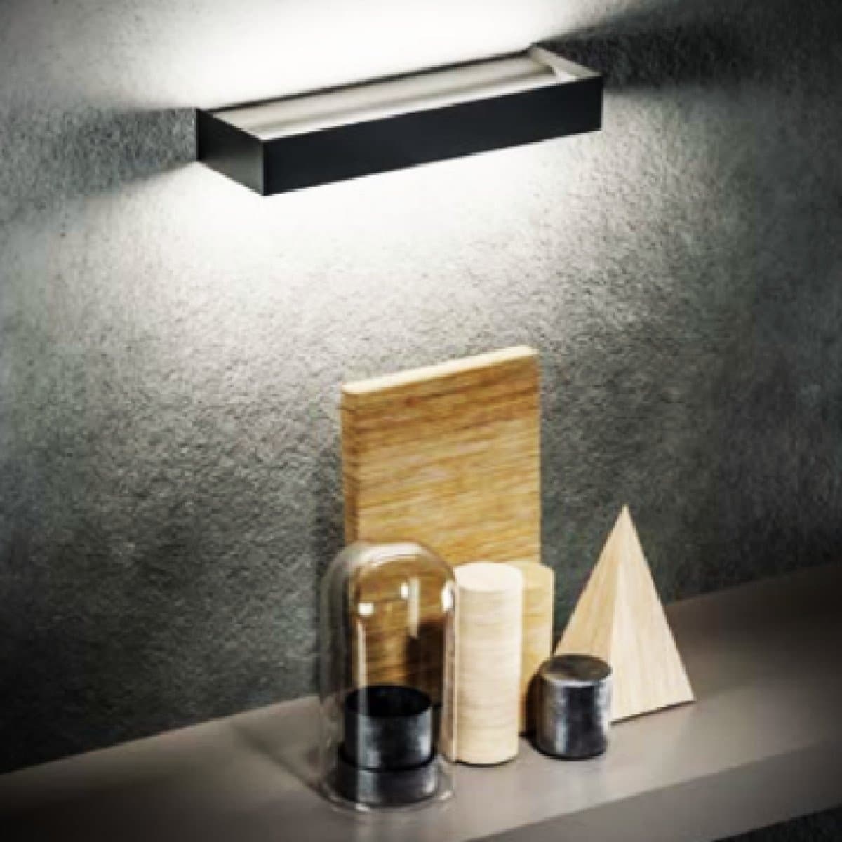 Applique moderno Gea Luce GAP551 LED biemissione alluminio - 2