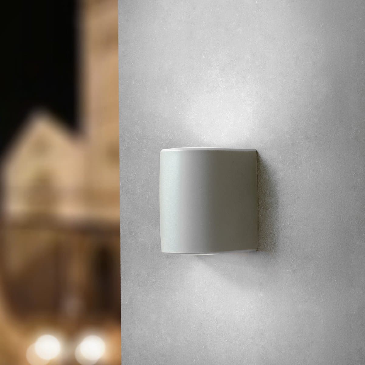 Applique esterno biemissione Top Light AOSTA AG2 GR GX53 LED CCT IP55 resina - 2