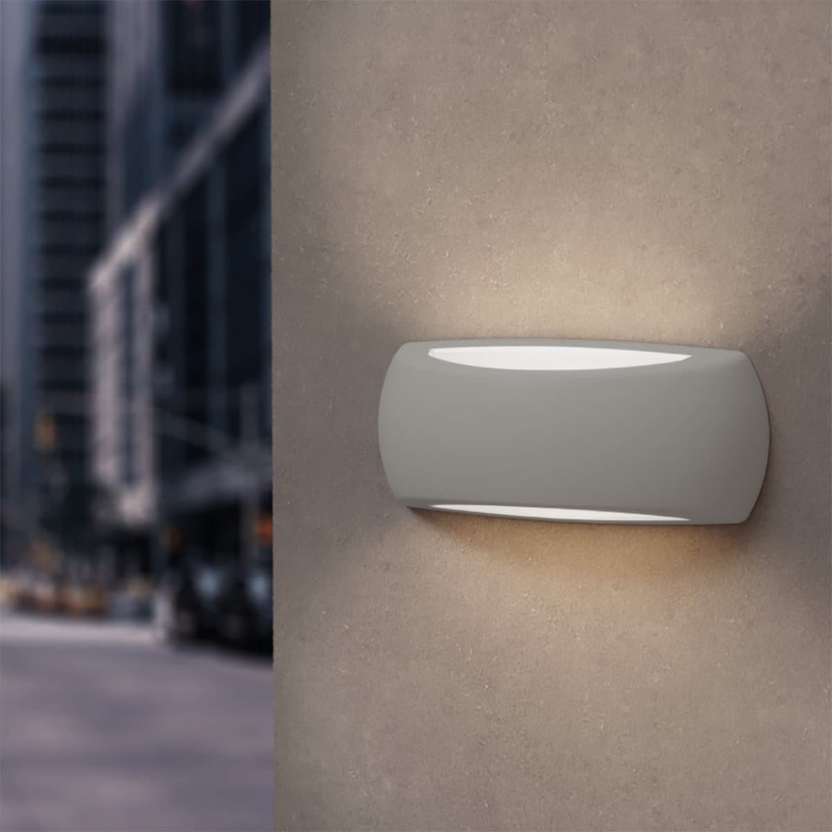 Applique esterno resina Top Light ALASSIO AP GR E27 LED IP66 - 2