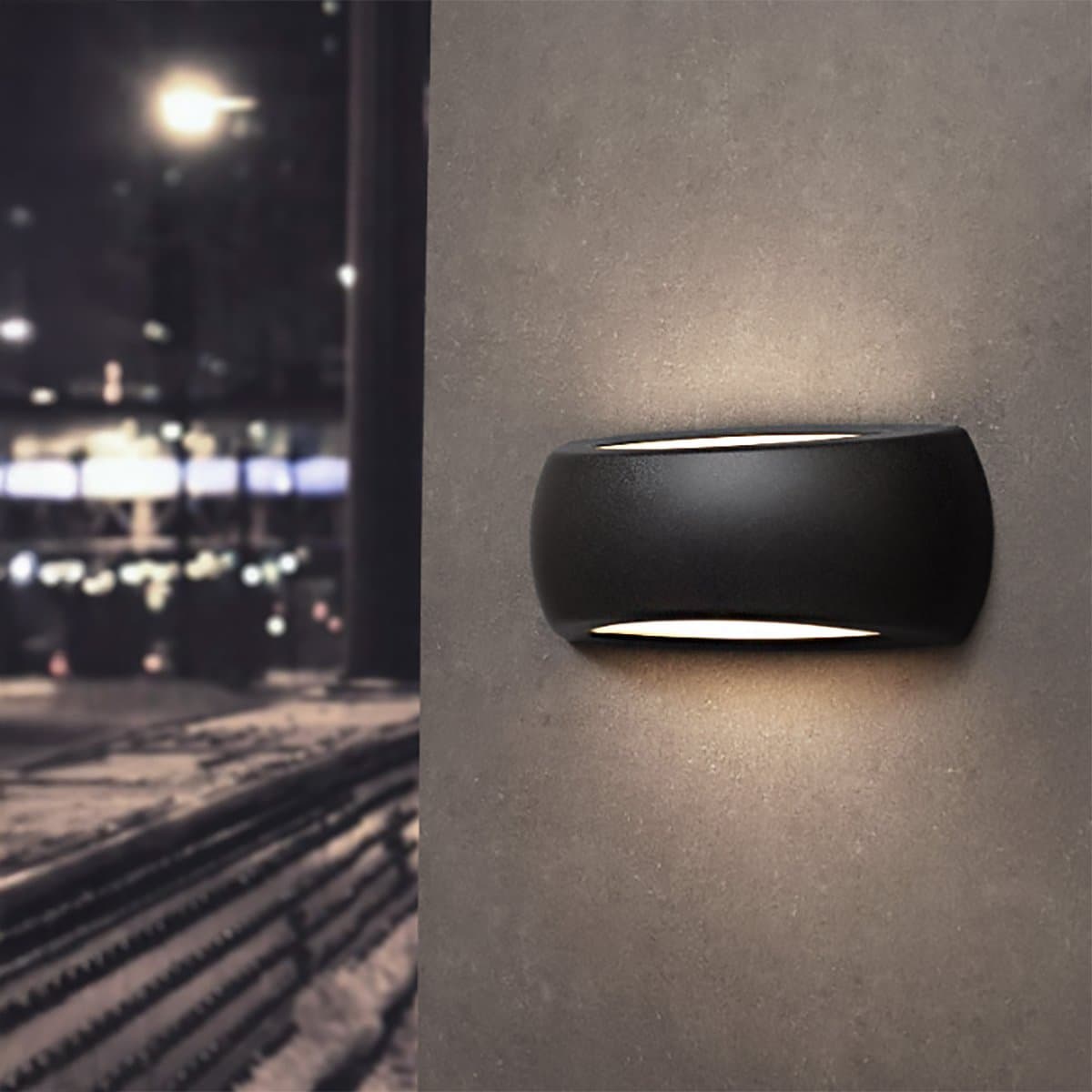 Applique esterno resina Top Light ALASSIO AP NE E27 LED IP66 - 2
