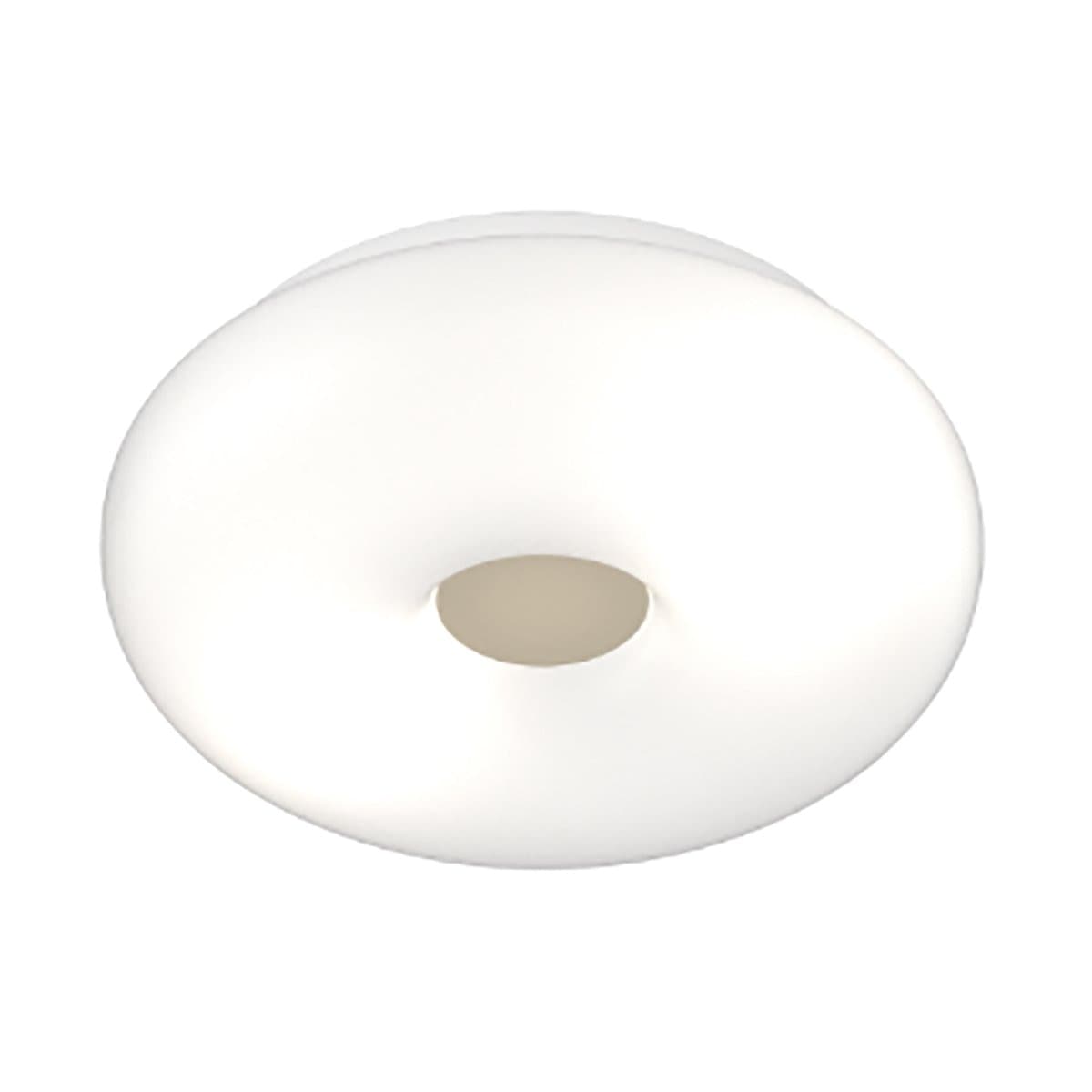 Plafoniera vetro soffiato bianco Top light BENNY 1217 PLG E27 LED - 3