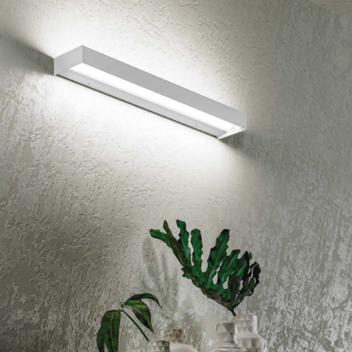 Applique moderno Gea Luce GAP554 LED biemissione alluminio - 2