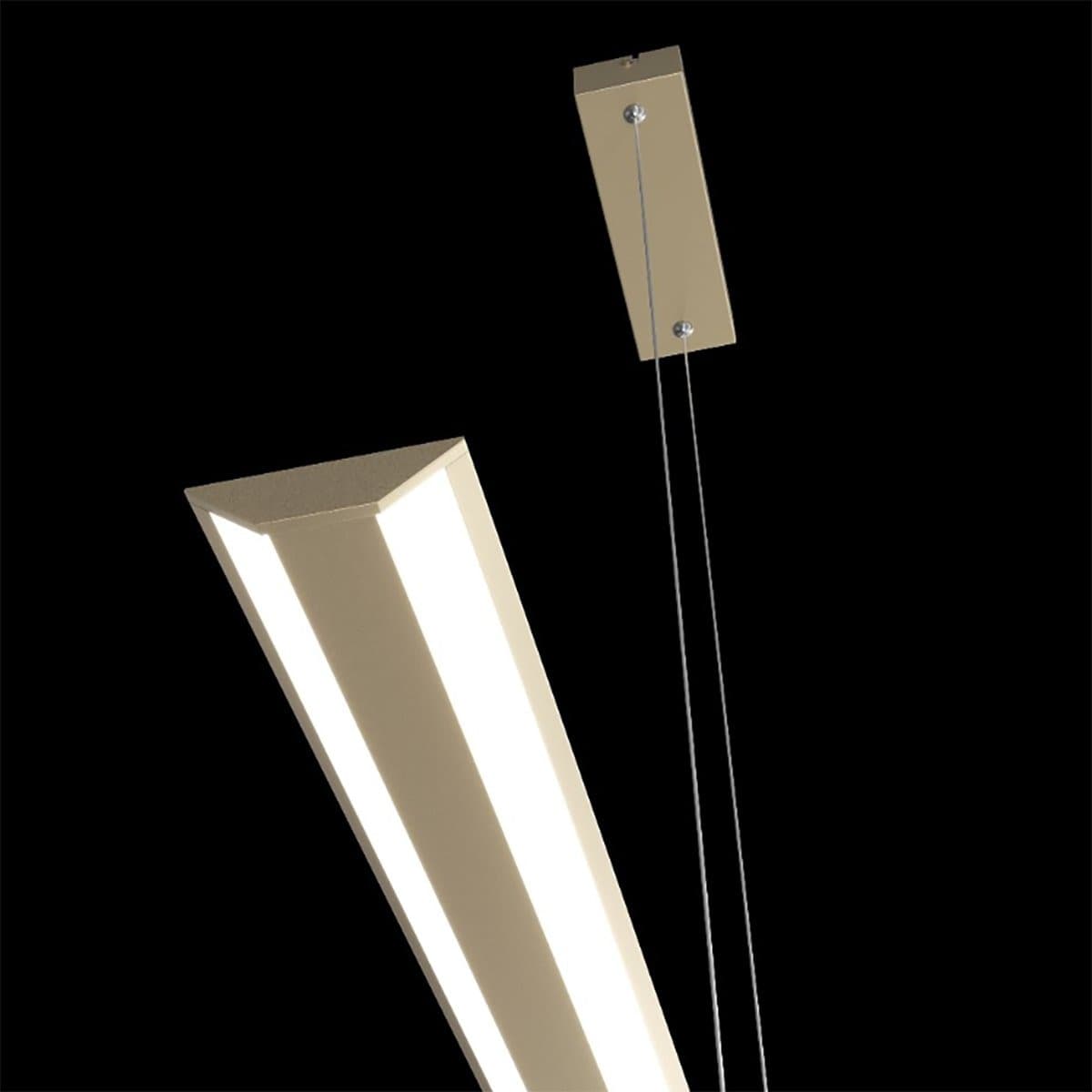 Lampadario moderno MALIKA 1216 S120 OC LED CCT SWITCH 5416LM biemissione - 3