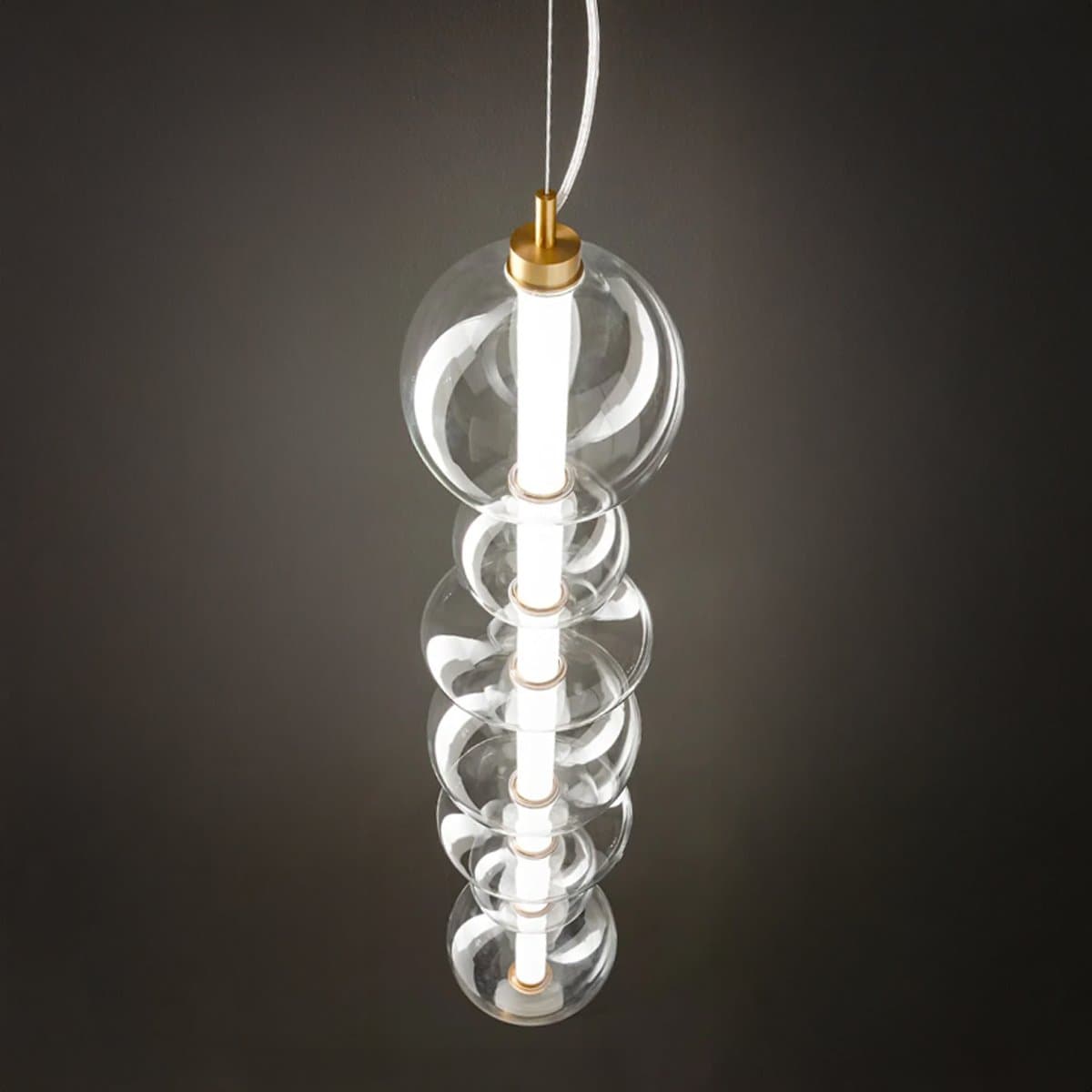 Lampadario Perenz BUBBLES 8164 TR LC LED 3000K 4250LM ORO - 4