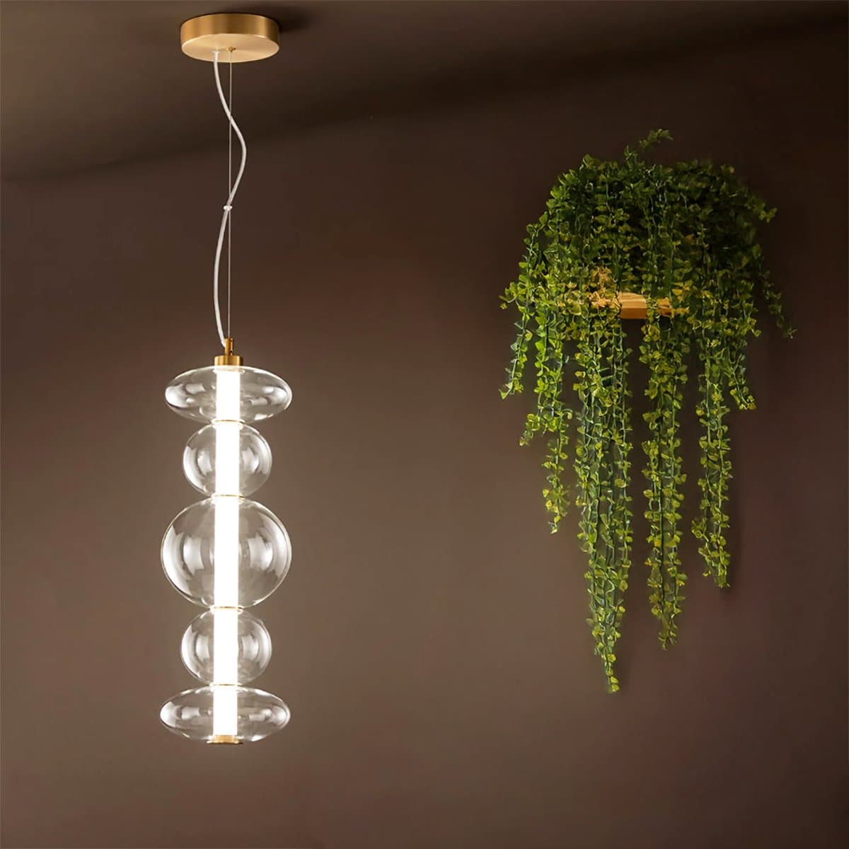 Lampadario Perenz BUBBLES 8163 TR LC LED 3000K 3040LM ORO - 5