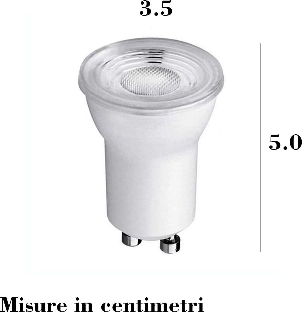 Lampadina Top Light GU10 35MM 4W LED 3000K 350LM IP20 - 2