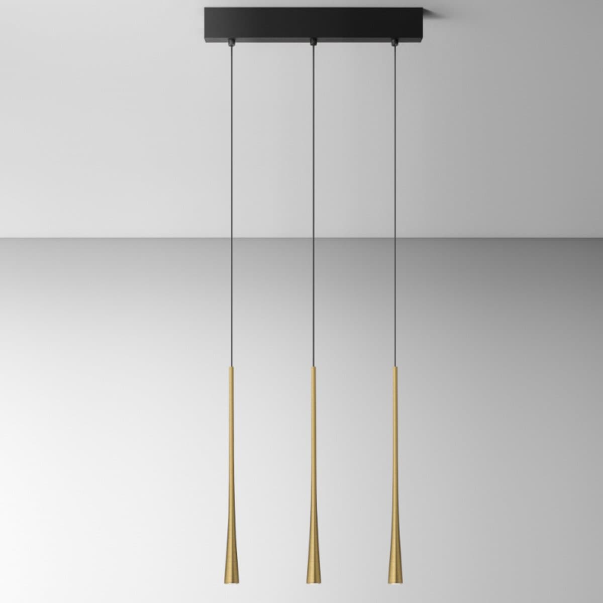Lampadario classico Gea Luce DAFNE S3P FDA3PO LED oro alluminio - 2