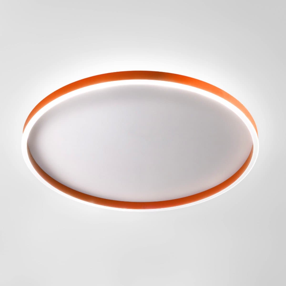 Plafoniera moderna Gea Luce AELA PG FAEPA3 LED arancio alluminio metacrilato - 2