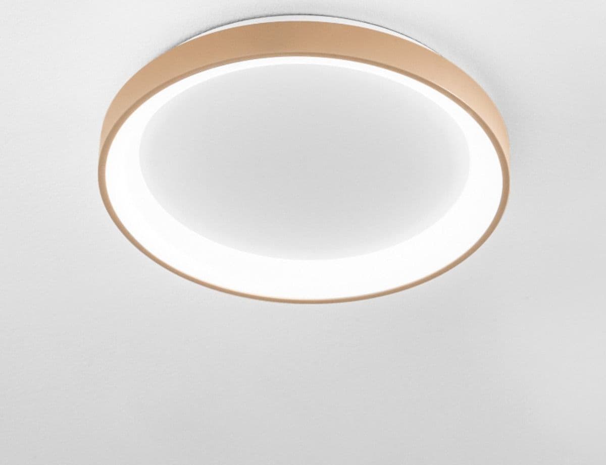 Plafoniera moderna Gea Luce KRIZIA PG FKRPBE3 LED beige alluminio acrilico - 2