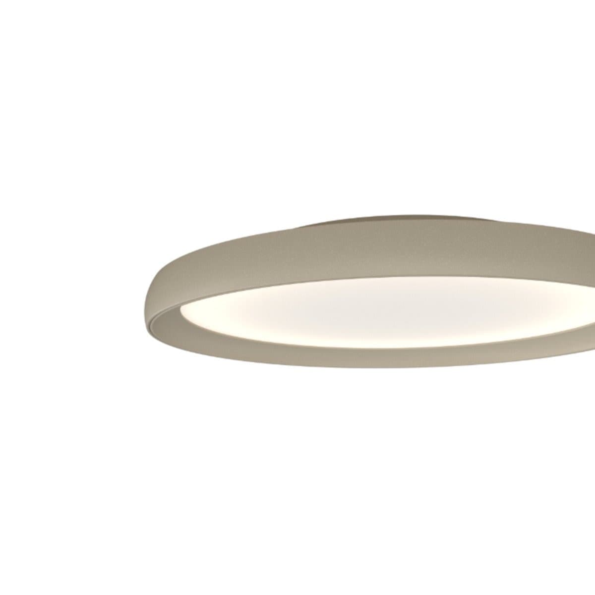 Plafoniera moderna Top light PLANA 1221 50 LED CCT SWITCH metallo acrilico - 2