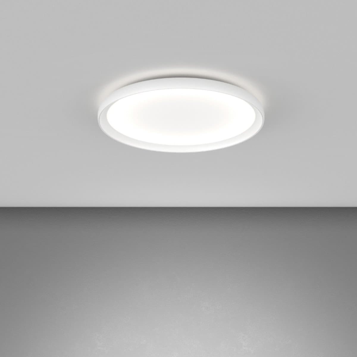 Plafoniera moderna Top light PLANA 1221 50 LED CCT SWITCH metallo acrilico - 5