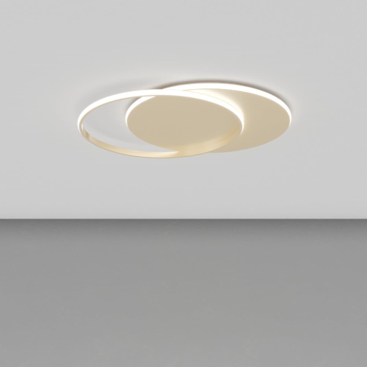 Plafoniera moderna Top light MERCURY 1224 60 LED CCT SWITCH metallo - 5