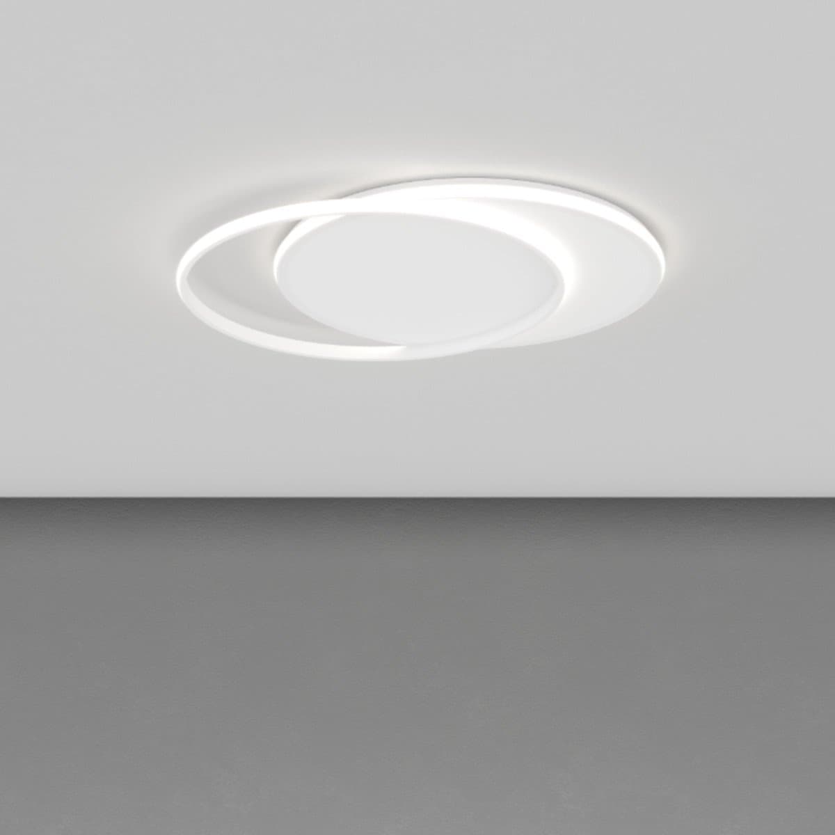 Plafoniera moderna Top light MERCURY 1224 60 LED CCT SWITCH metallo - 7