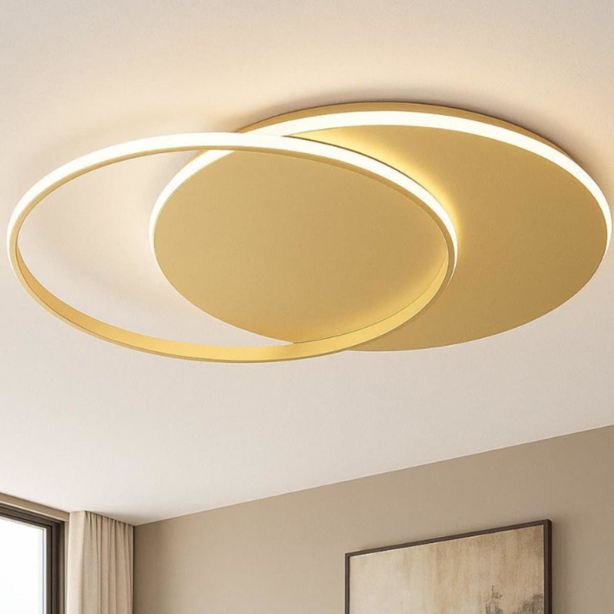 Plafoniera moderna Top light MERCURY 1224 80 LED CCT SWITCH metallo - 14