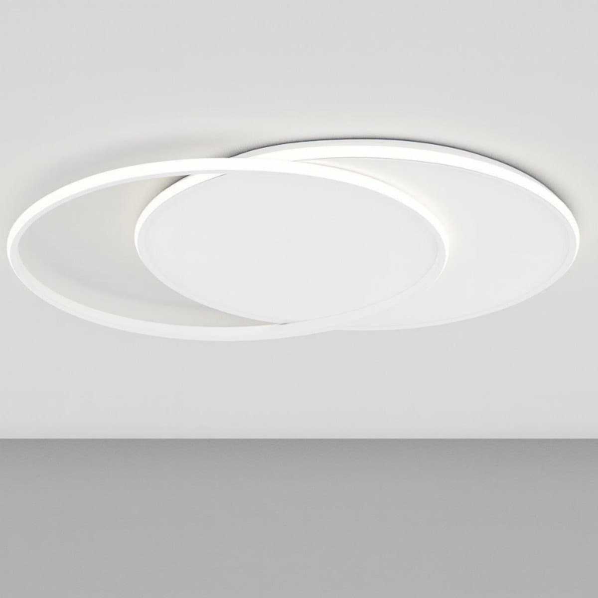 Plafoniera moderna Top light MERCURY 1224 80 LED CCT SWITCH metallo - 8