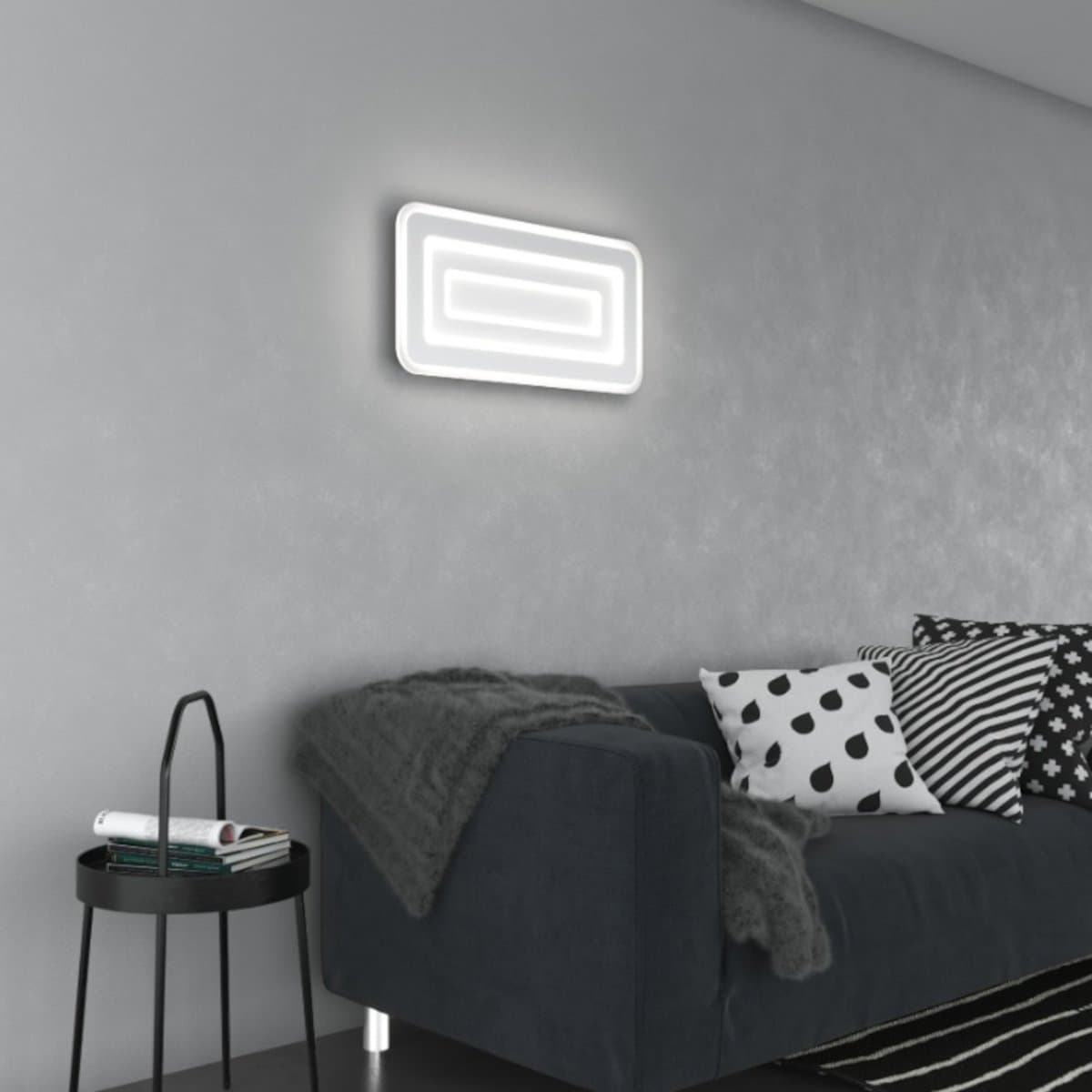 Plafoniera moderna Top light ZOOM 1220 RG LED CCT SWITCH metallo - 3