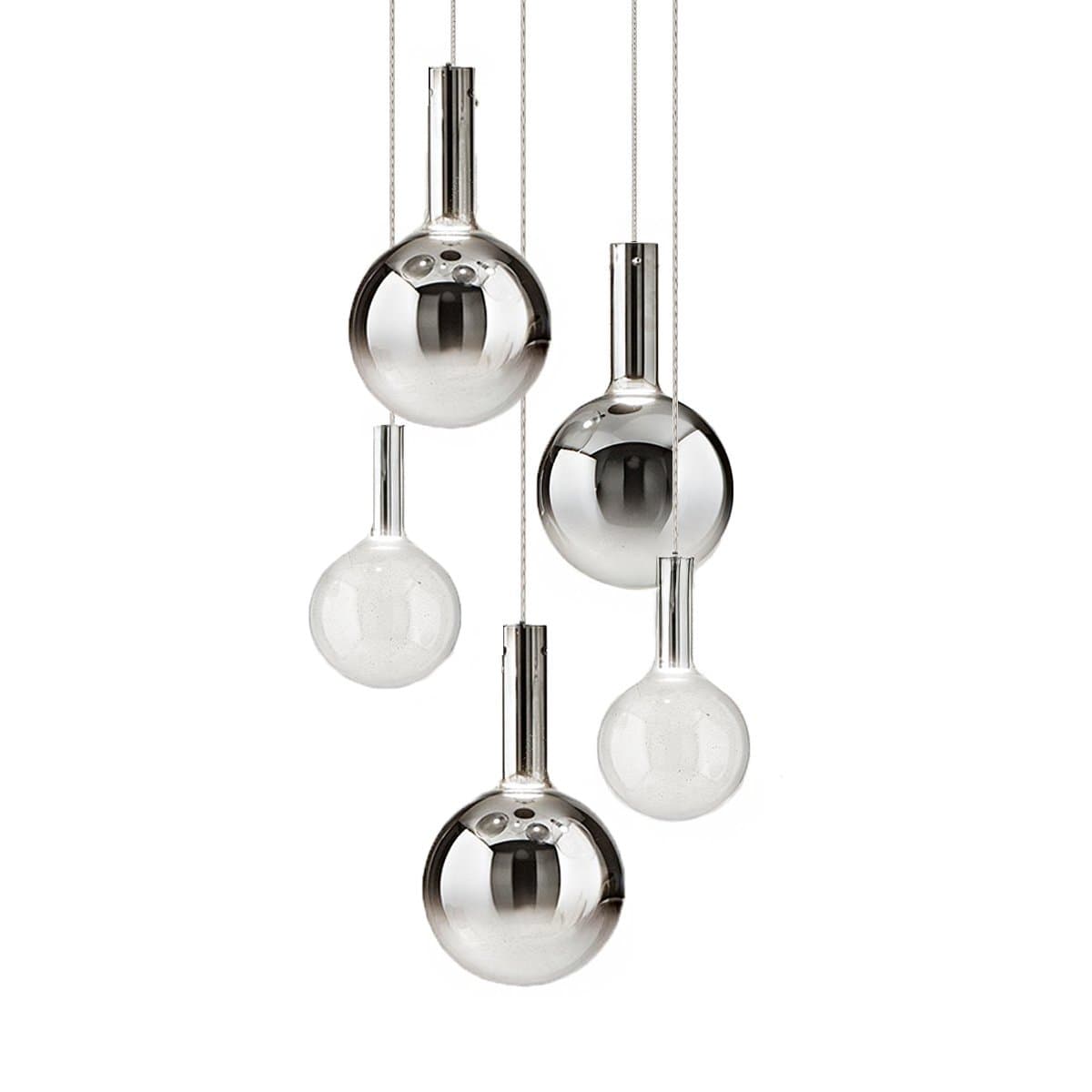 Lampadario Perenz AMPOLLA 8032 B 8310 TR 8312 SP 31W LED 2300LM vetro borosilicato fumè trasparente - 3