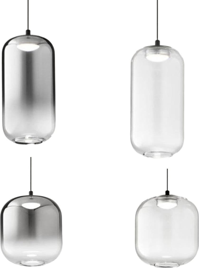 Lampadario Perenz illumina HUNTER S5 8158 N LC 8214 8215 LED diffusori vetro - 3