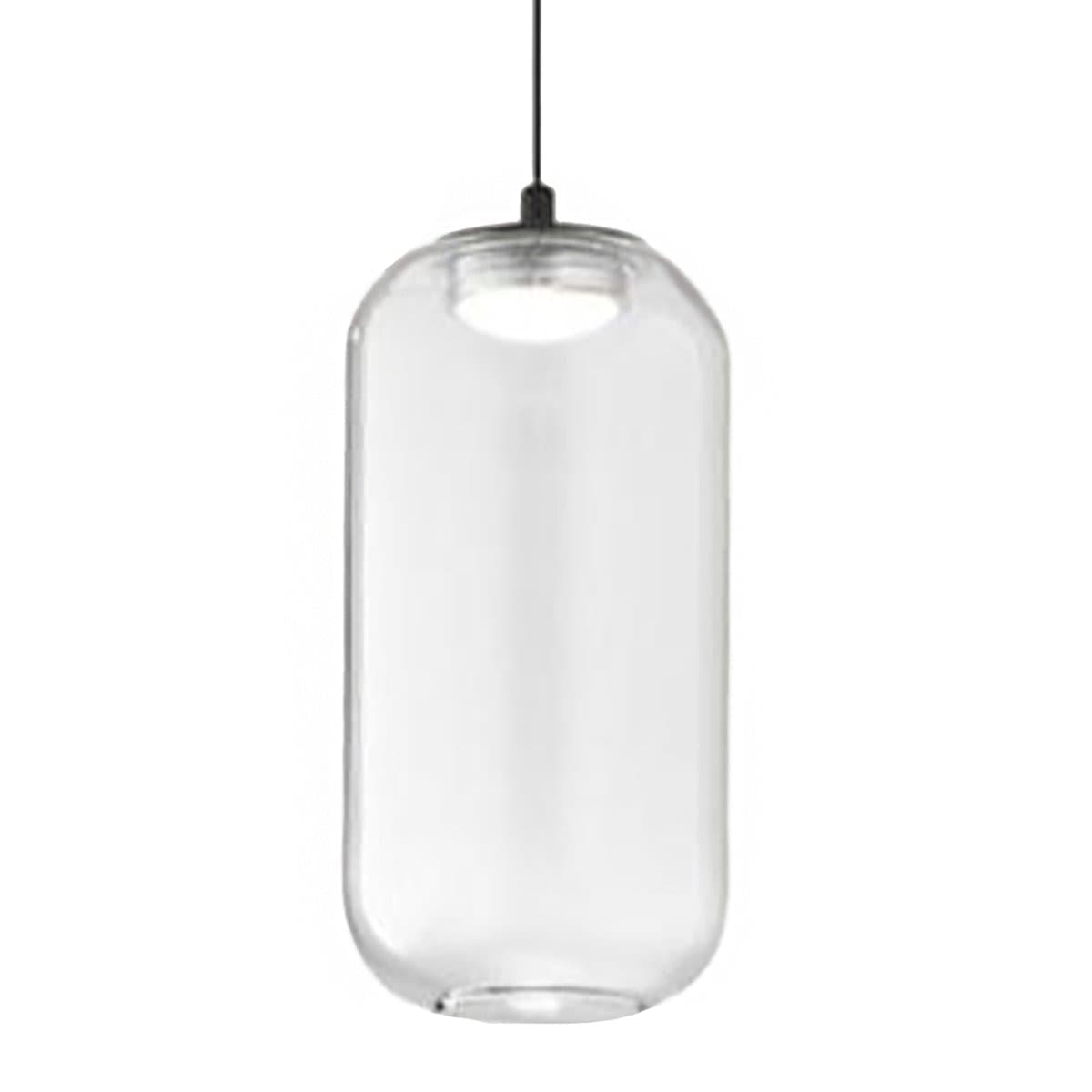Lampadario Perenz illumina HUNTER S1 8157 N LC 8214 TR LED vetro trasparente - 2