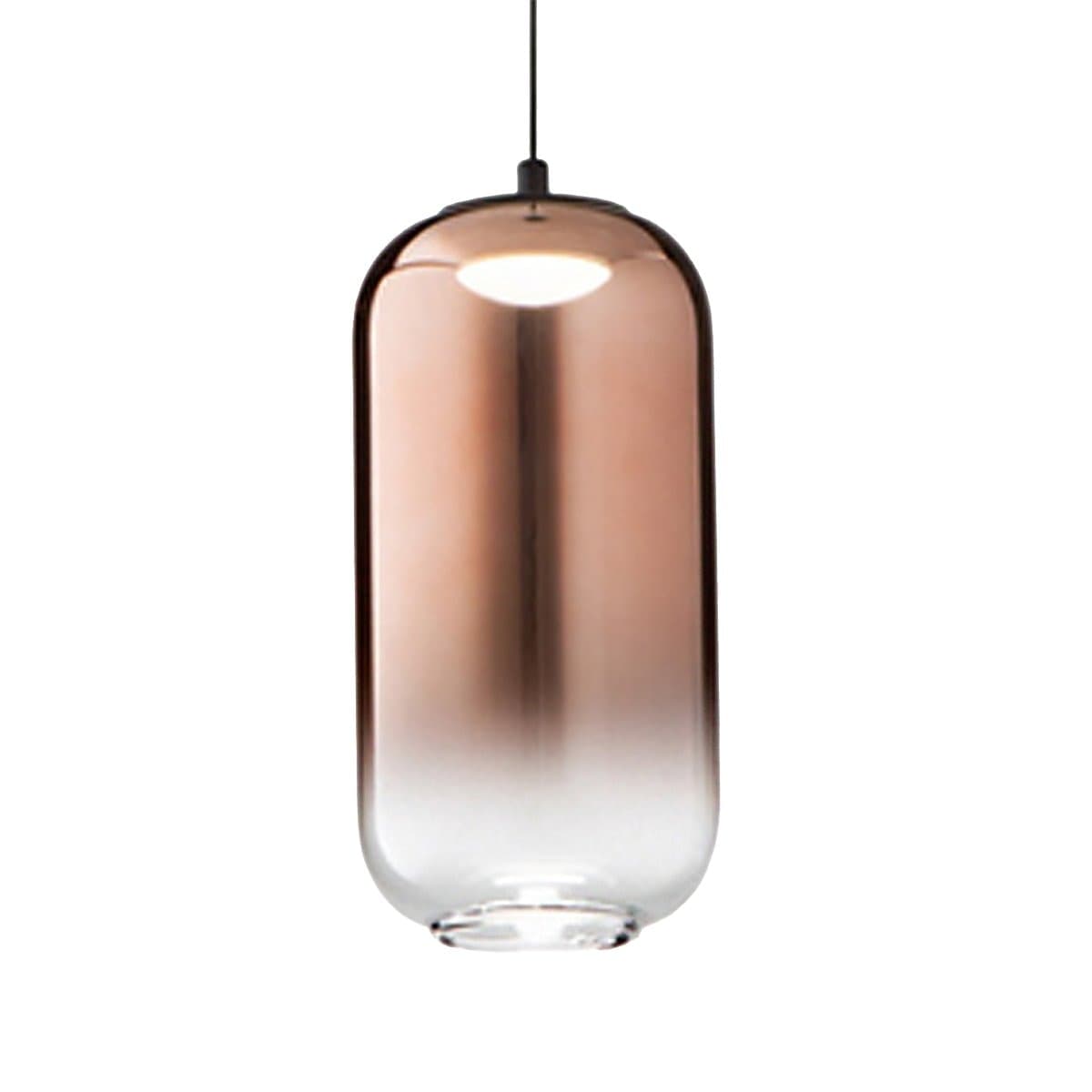 Lampadario Perenz illumina HUNTER S5 8158 N LC 8214 8215 LED vetro trasparente rame - 5