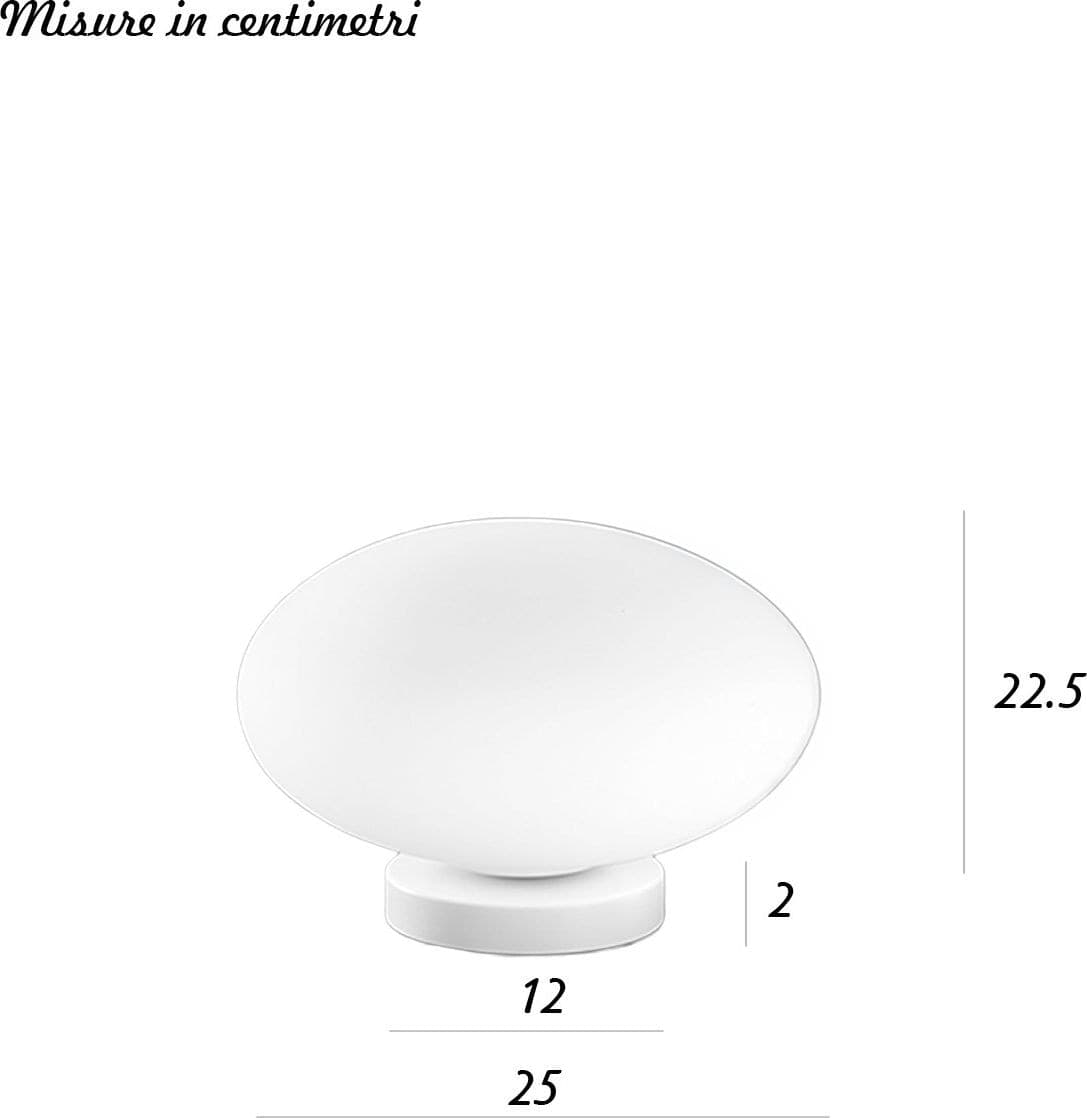 Abat-jour vetro soffiato Perenz SATURNO 8543 B E27 LED bianco satinato - 3