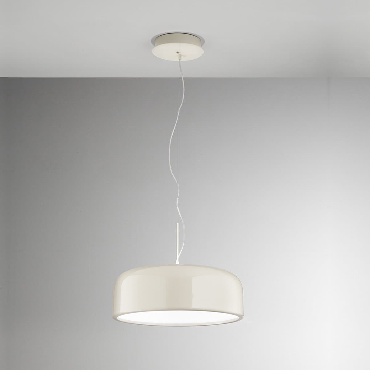 Lampadario acrilico Perenz VELIA 8448 B CT LED CCT biemissione bianco panna lucido - 2