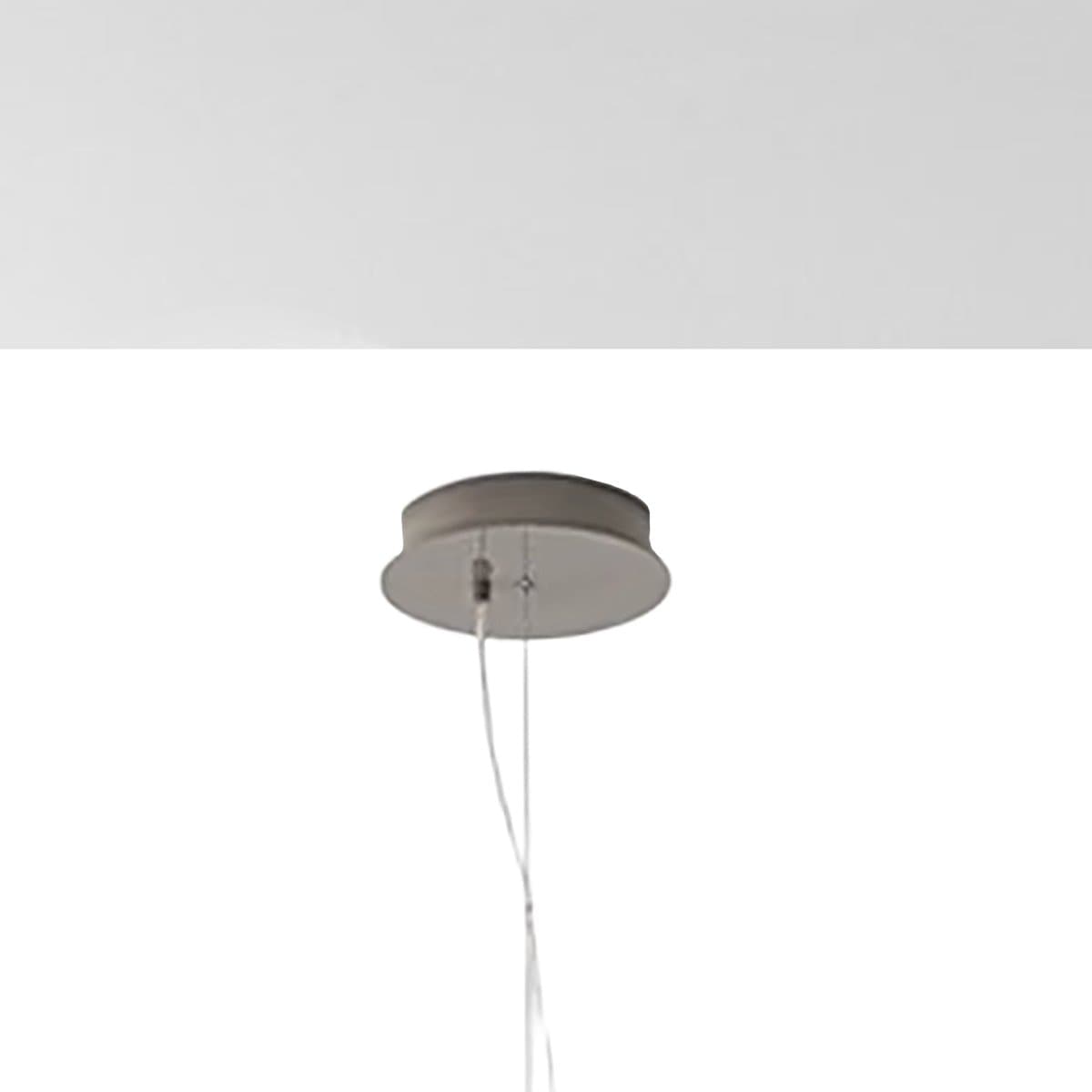 Lampadario acrilico Perenz VELIA 8449 TO CT LED CCT 3200LM biemissione grigio tortora lucido - 2
